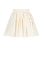 NoNo NoNo Ninu Skirt with Pompoms N512-5704 Pearled Ivory