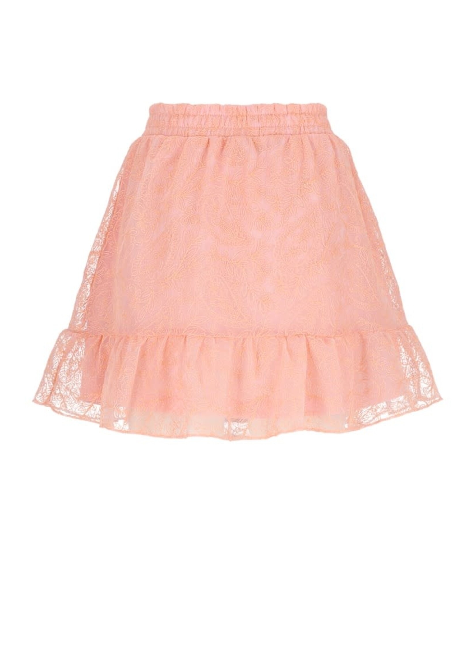 NoNo NoNo Ninay Embroidered Mesh Skirt N512-5705 Vintage Pink