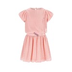 NoNo NoNo Miron AOP Plissee Dress S/SL N512-5800 Vintage Pink