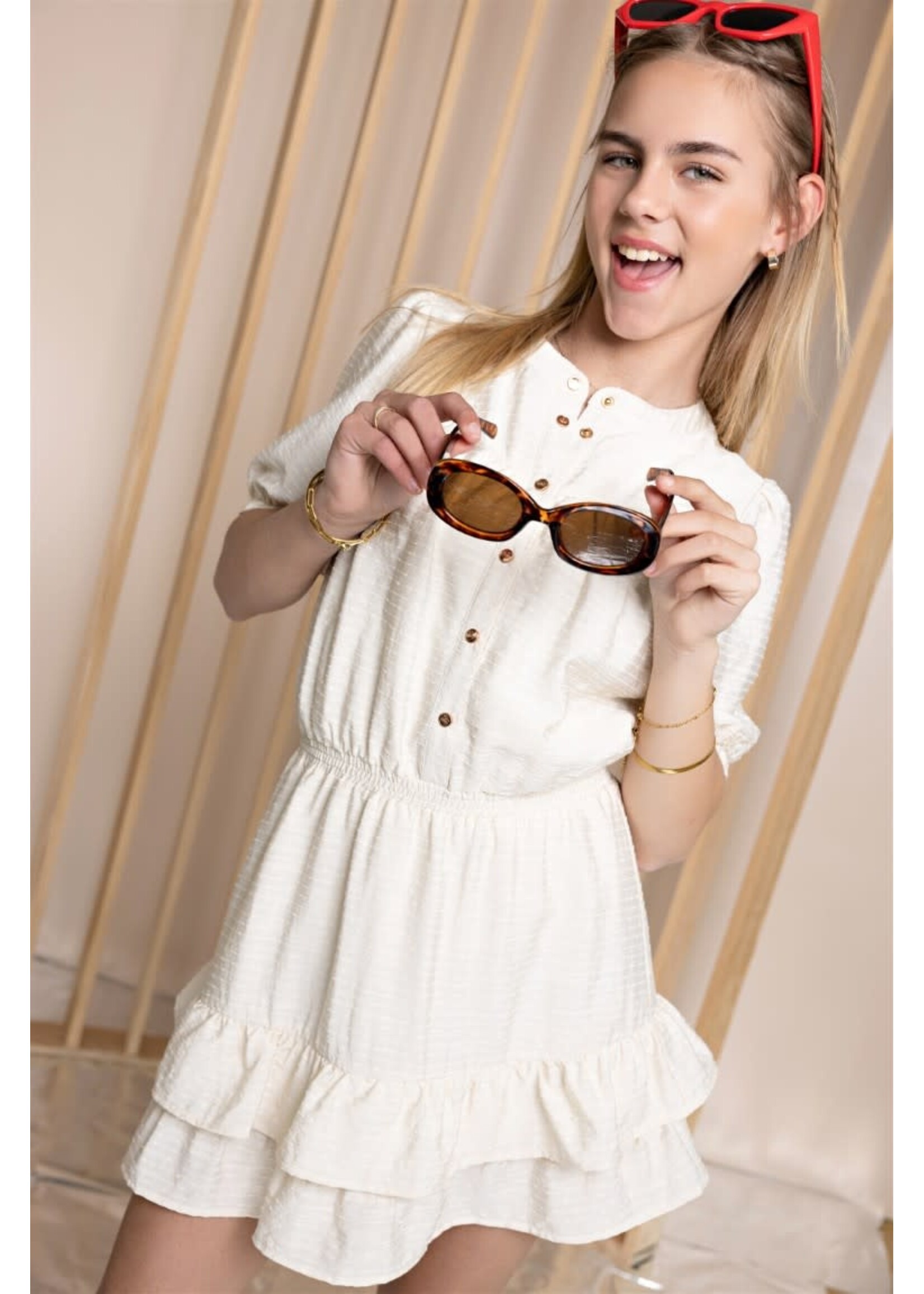 Nobell Nobell Maggy Dress Q512-3800 Pearled Ivory