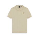 Lyle&Scott Lyle&Scott SS Knitted Polo Shirt Wheat - KNB2401V