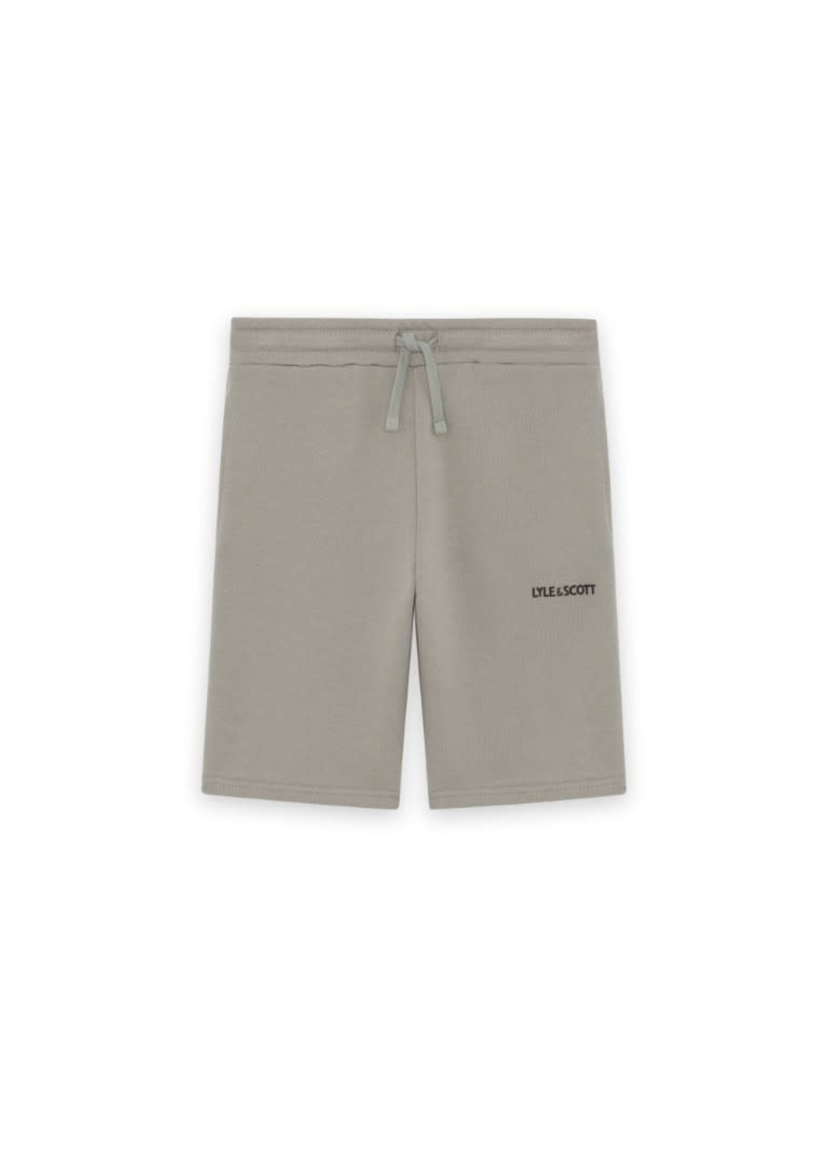 Lyle&Scott Lyle&Scott Logo Print Sweat Short Cold Grey - MLB2434V