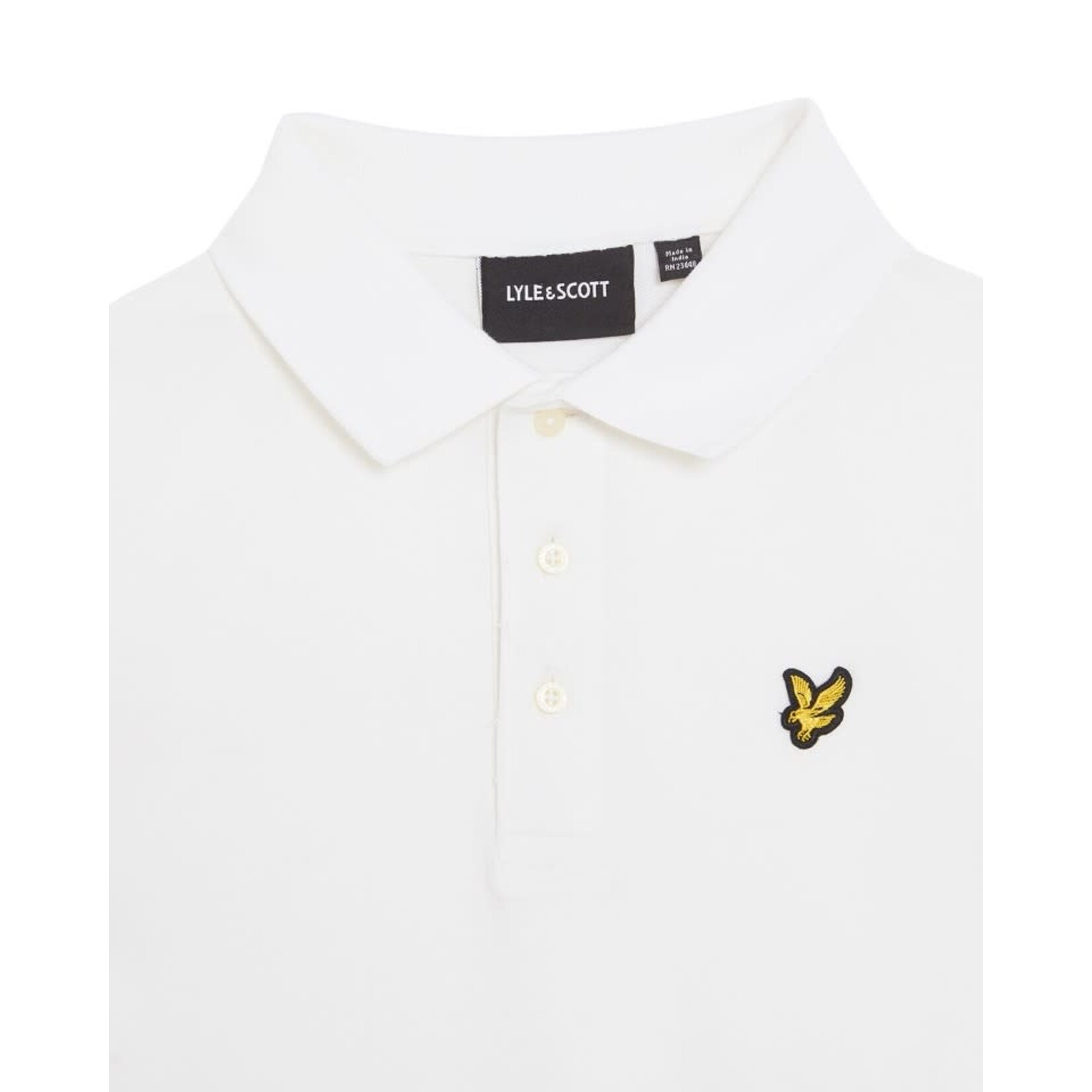 Lyle&Scott Lyle&Scott Plain Polo Shirt White - SPB2000V