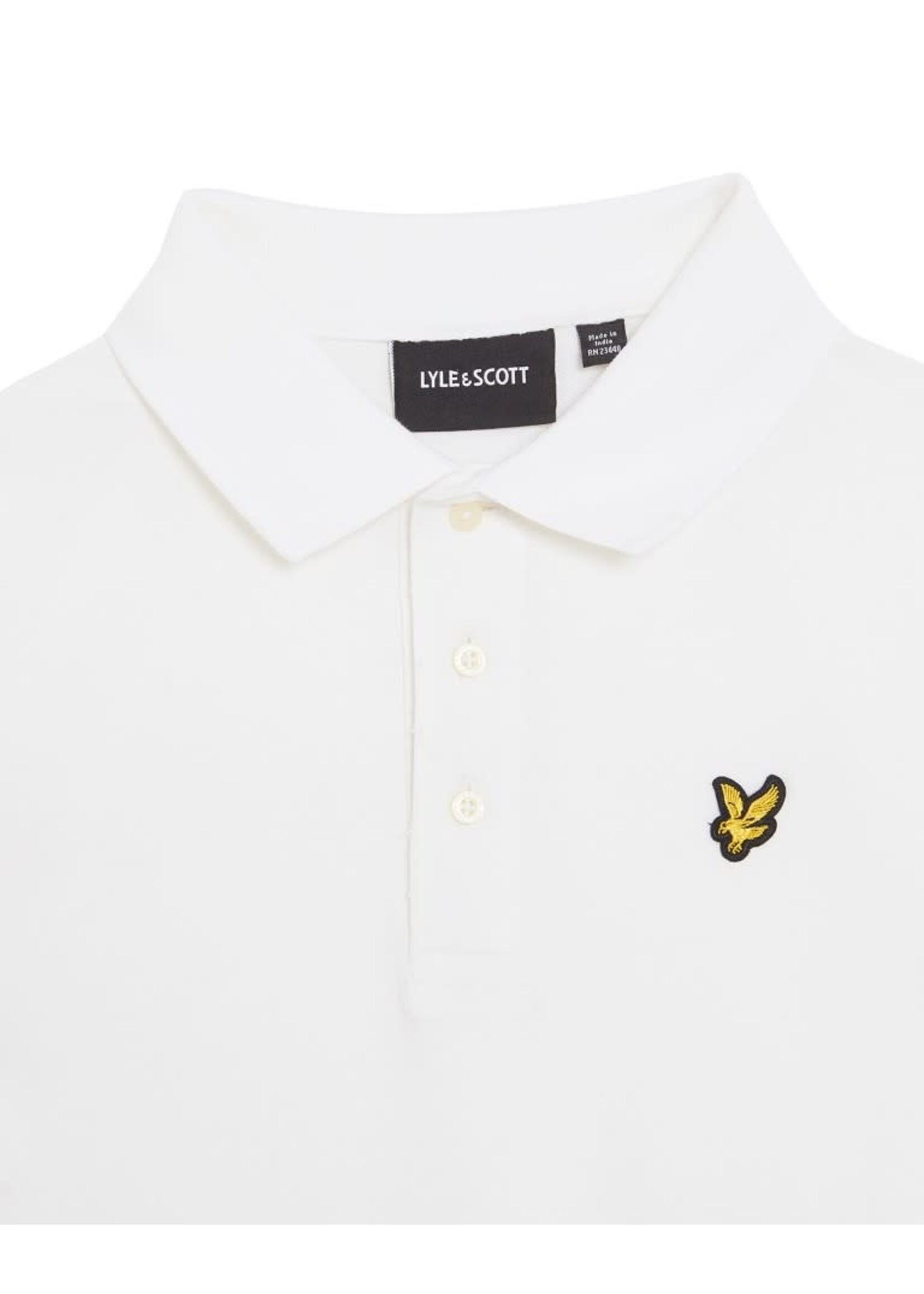 Lyle&Scott Lyle&Scott Plain Polo Shirt White - SPB2000V
