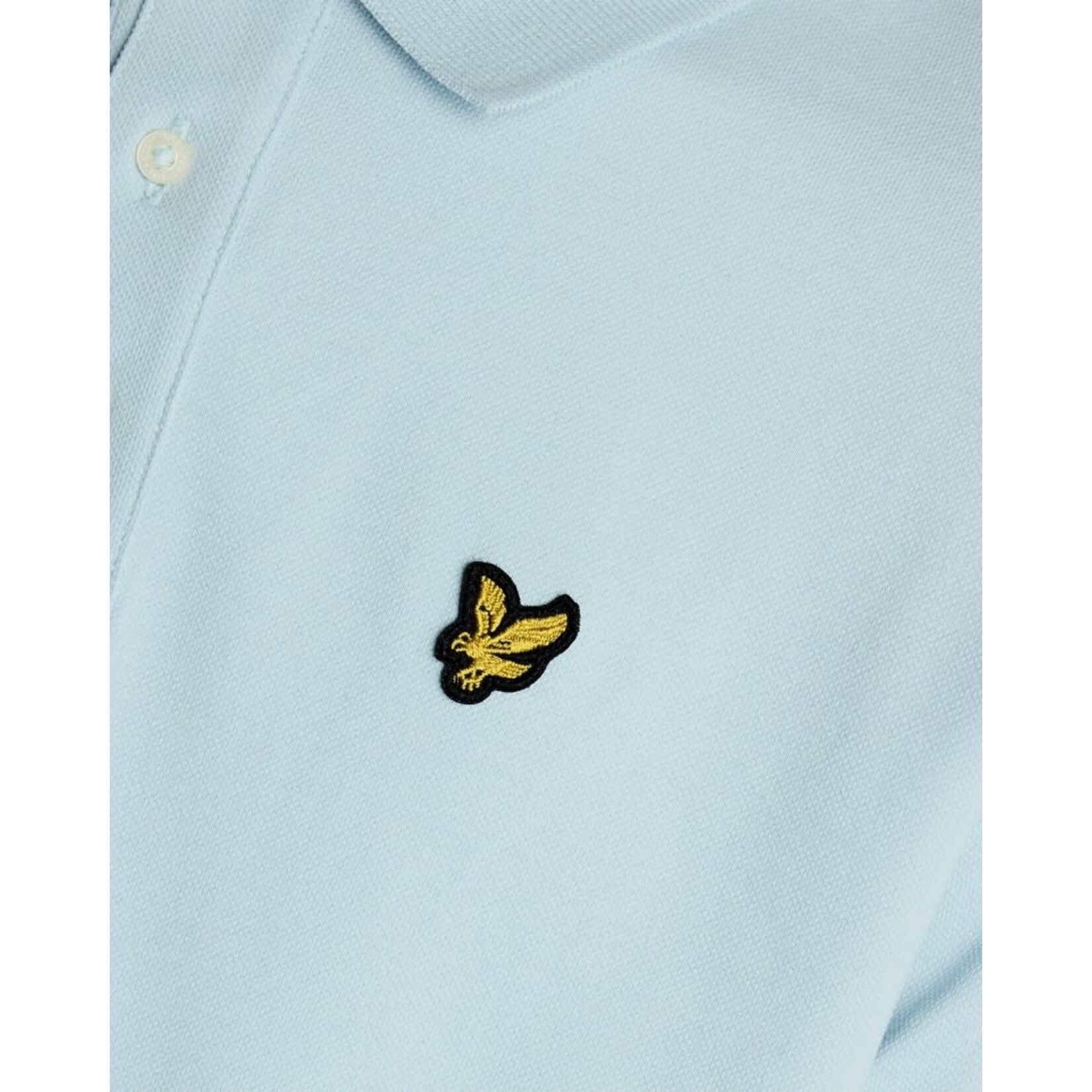 Lyle&Scott Lyle&Scott Plain Polo Shirt Opal Blue - SPB2000VT