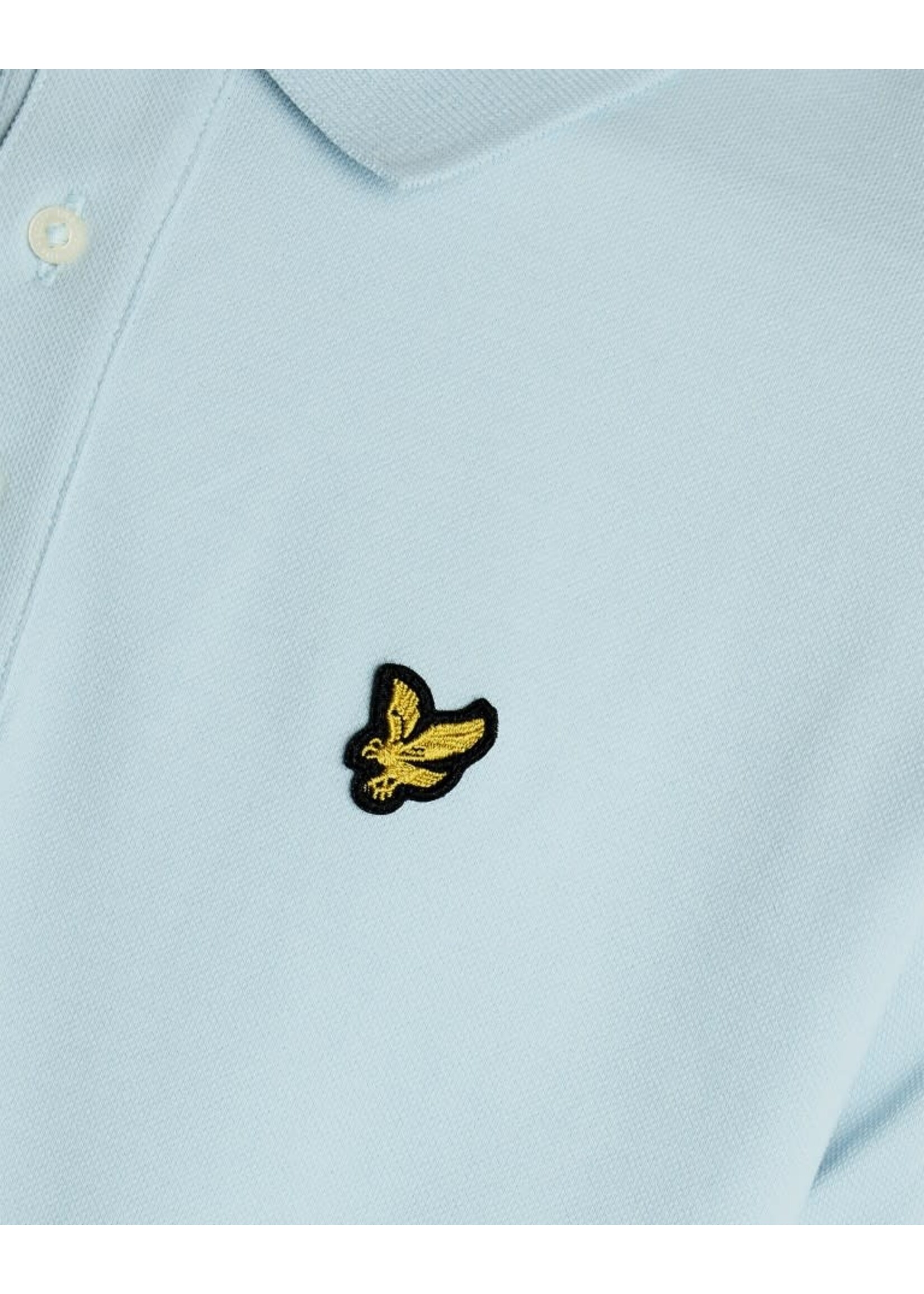 Lyle&Scott Lyle&Scott Plain Polo Shirt Opal Blue - SPB2000VT