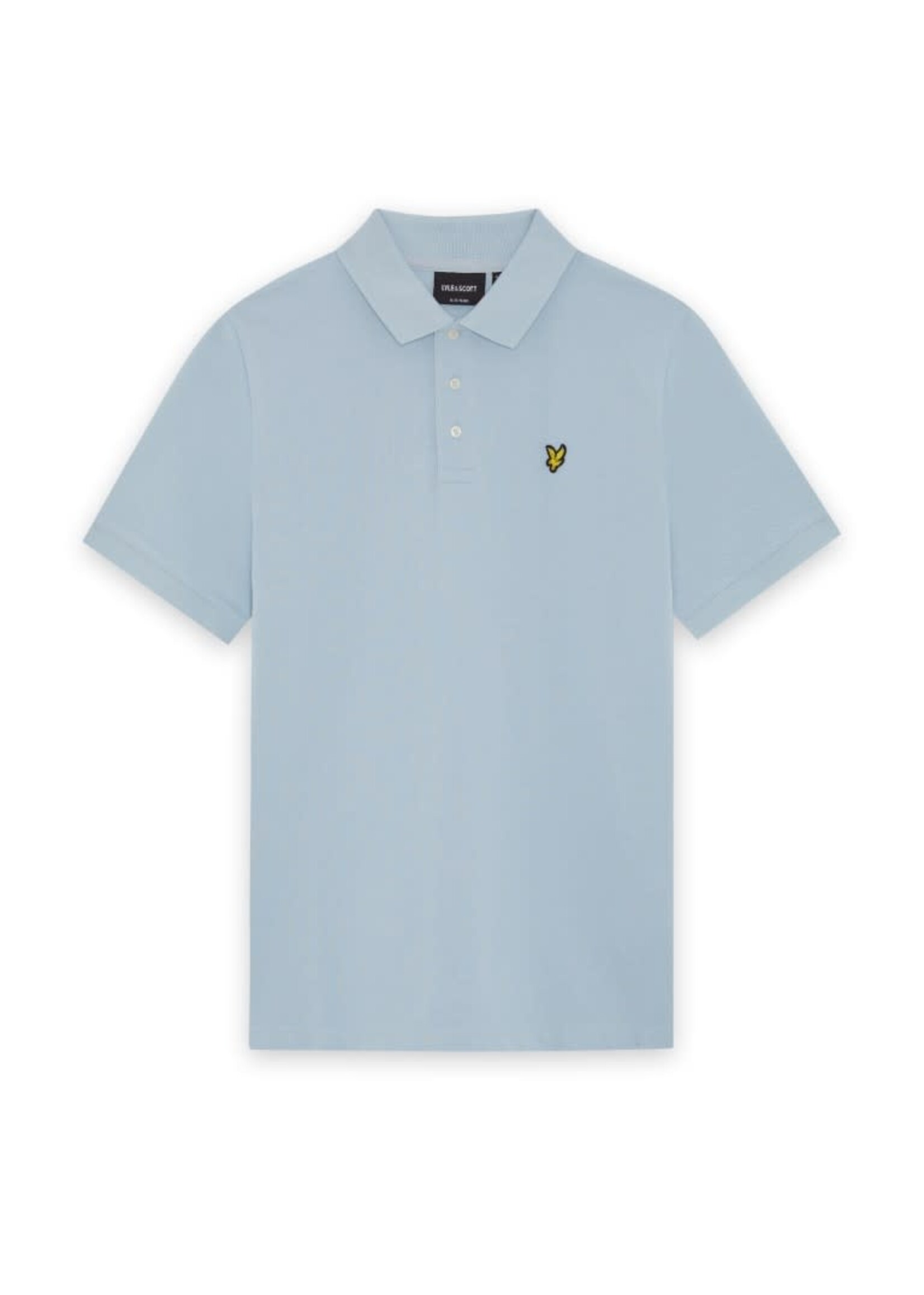 Lyle&Scott Lyle&Scott Plain Polo Shirt Opal Blue - SPB2000VT