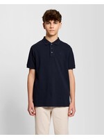 Lyle&Scott Lyle&Scott Linen Blend Polo Shirt Dark Navy - SPB2204V