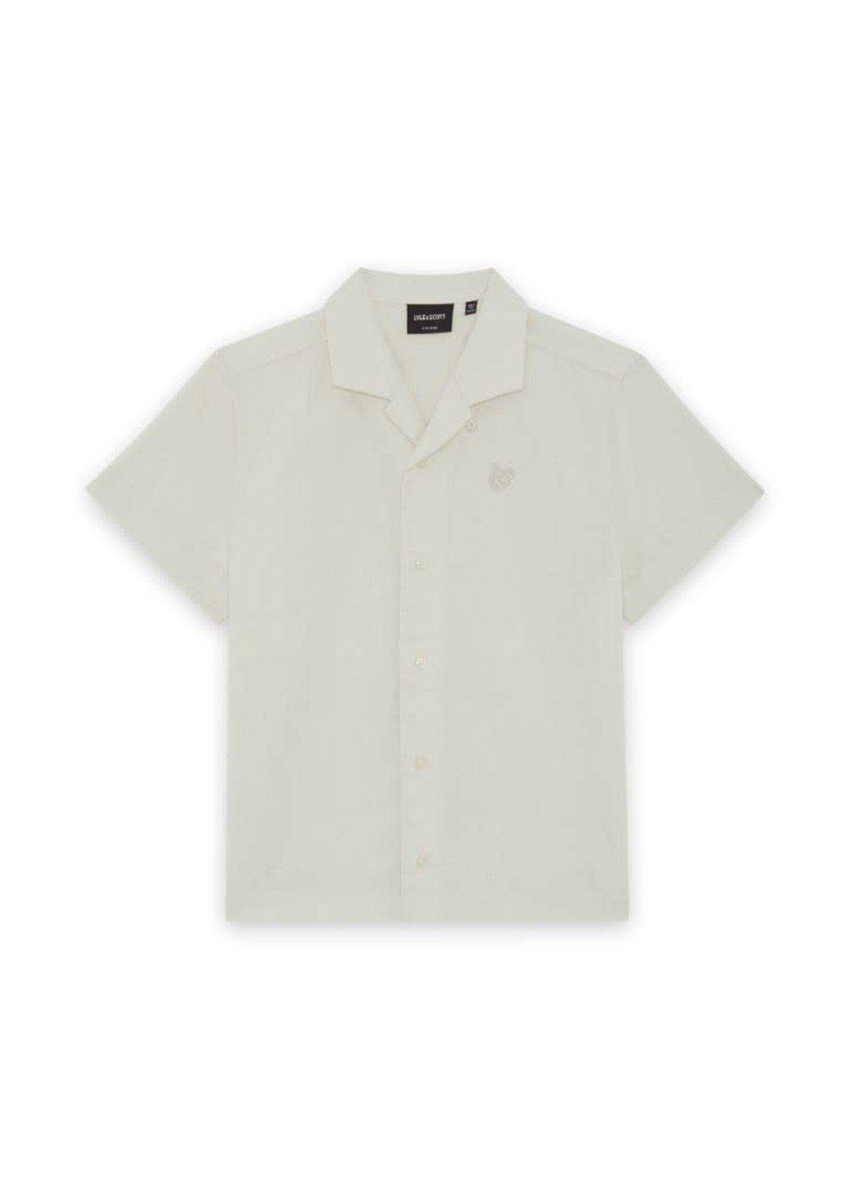 Lyle&Scott Lyle&Scott Linen Blend SS Shirt Cove - SWB2404V