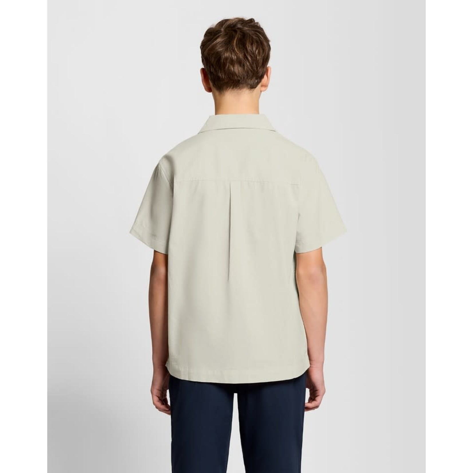 Lyle&Scott Lyle&Scott Linen Blend SS Shirt Cove - SWB2404V