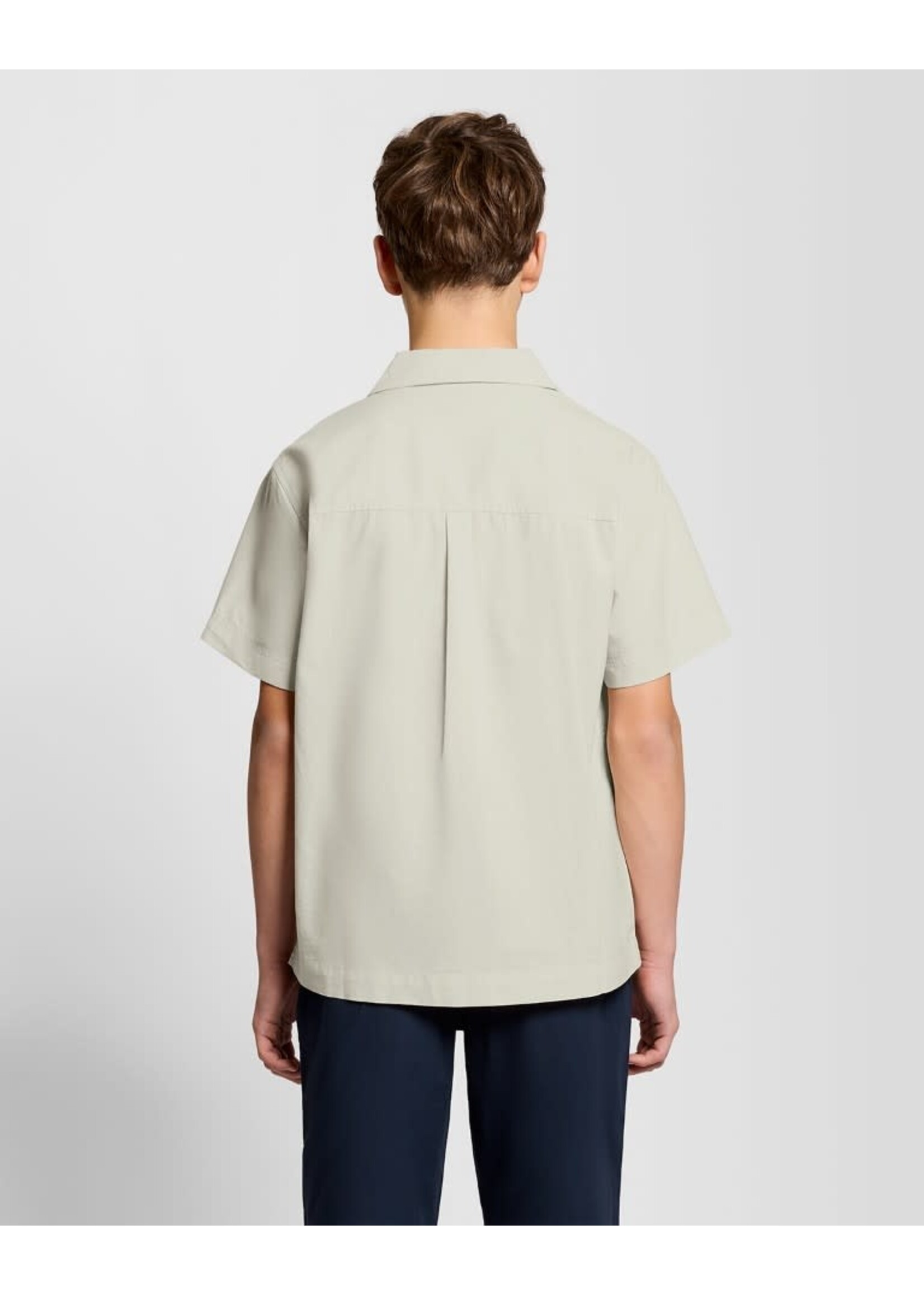 Lyle&Scott Lyle&Scott Linen Blend SS Shirt Cove - SWB2404V