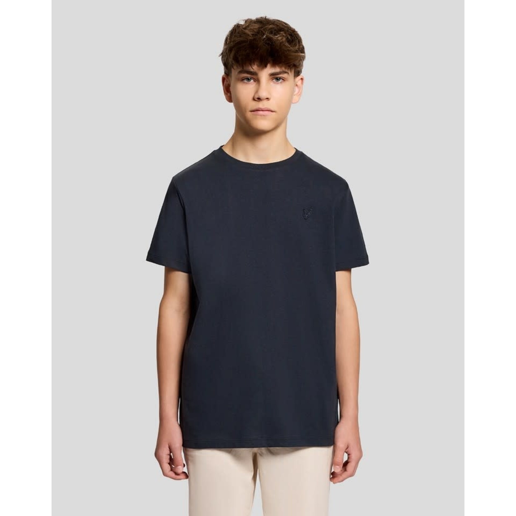 Lyle&Scott Lyle&Scott Linen Blend T-shirt Dark Navy - TSB2205V