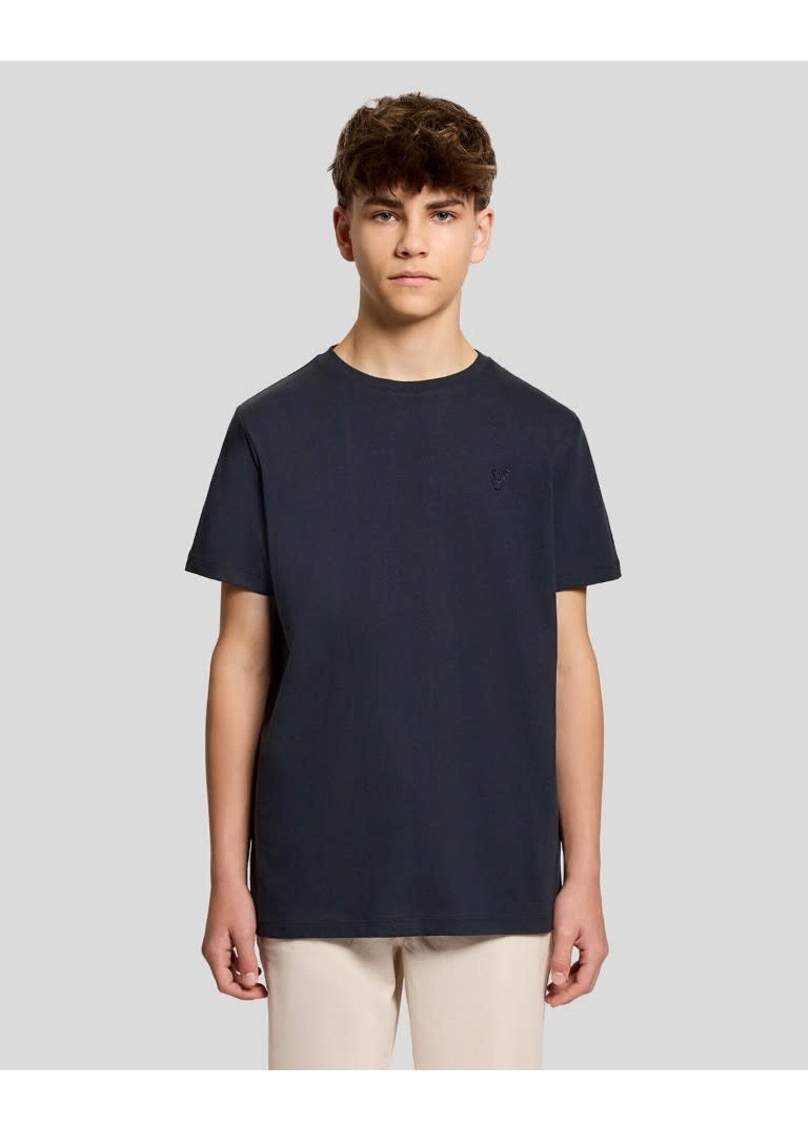 Lyle&Scott Lyle&Scott Linen Blend T-shirt Dark Navy - TSB2205V