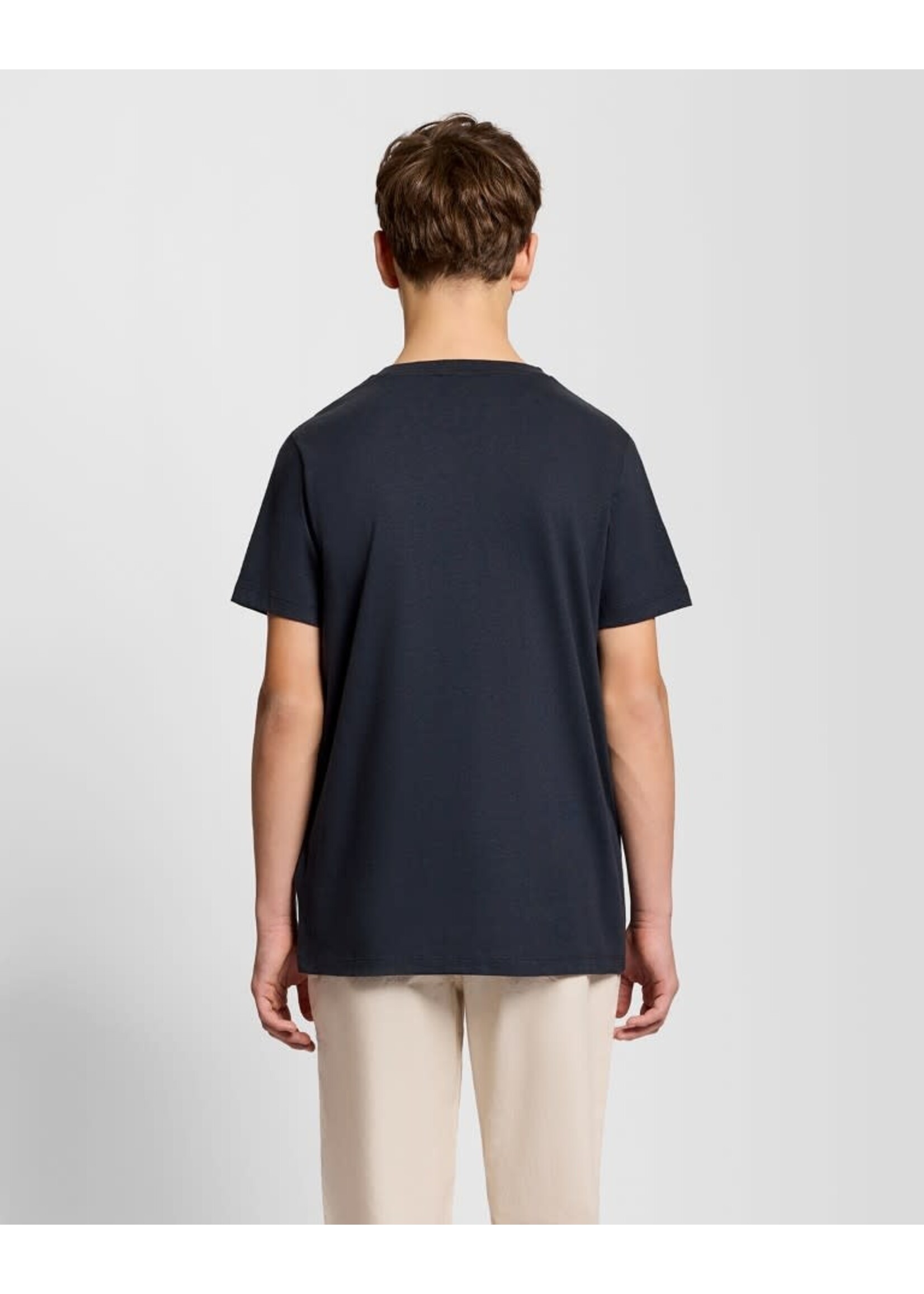 Lyle&Scott Lyle&Scott Linen Blend T-shirt Dark Navy - TSB2205V