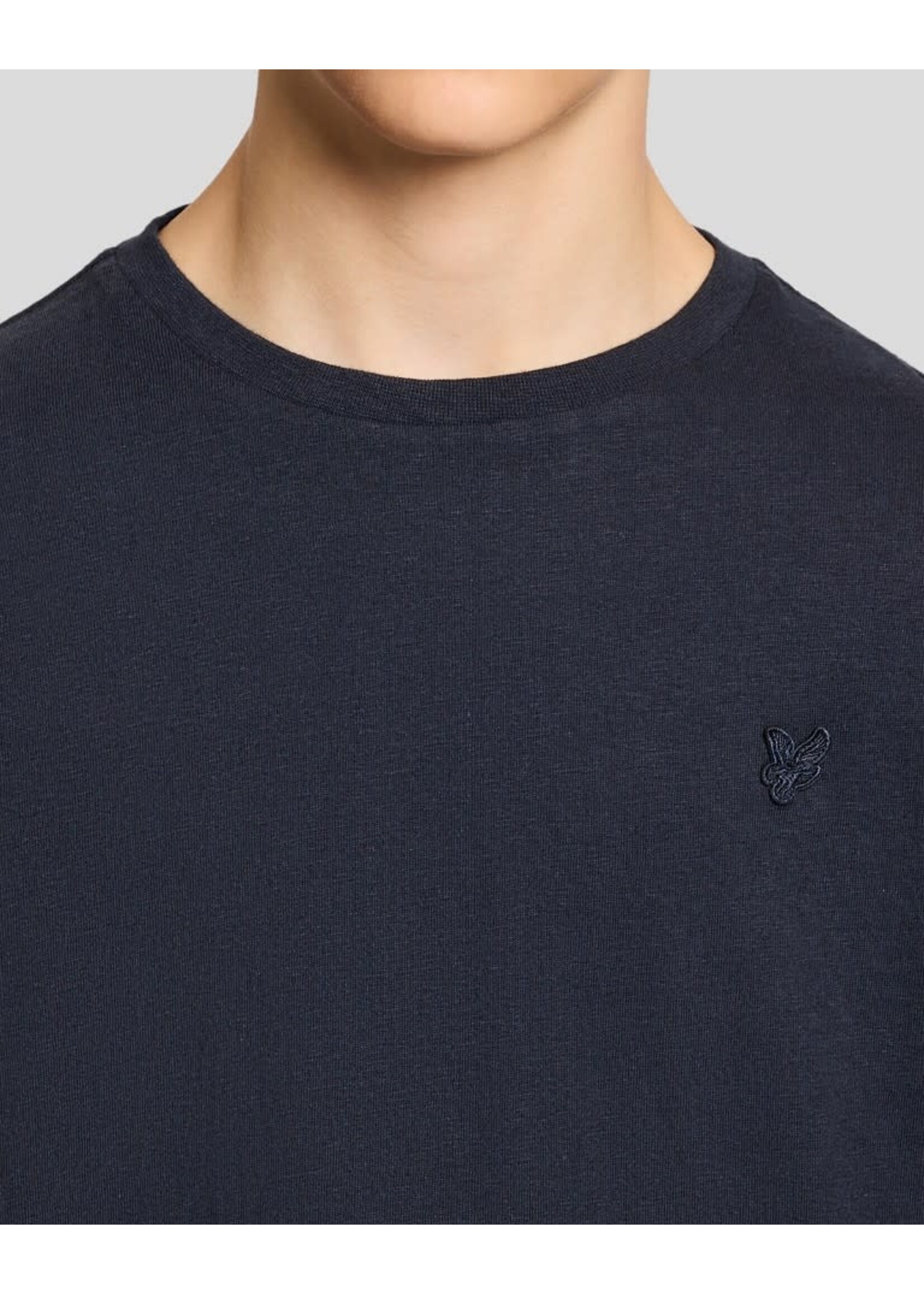 Lyle&Scott Lyle&Scott Linen Blend T-shirt Dark Navy - TSB2205V