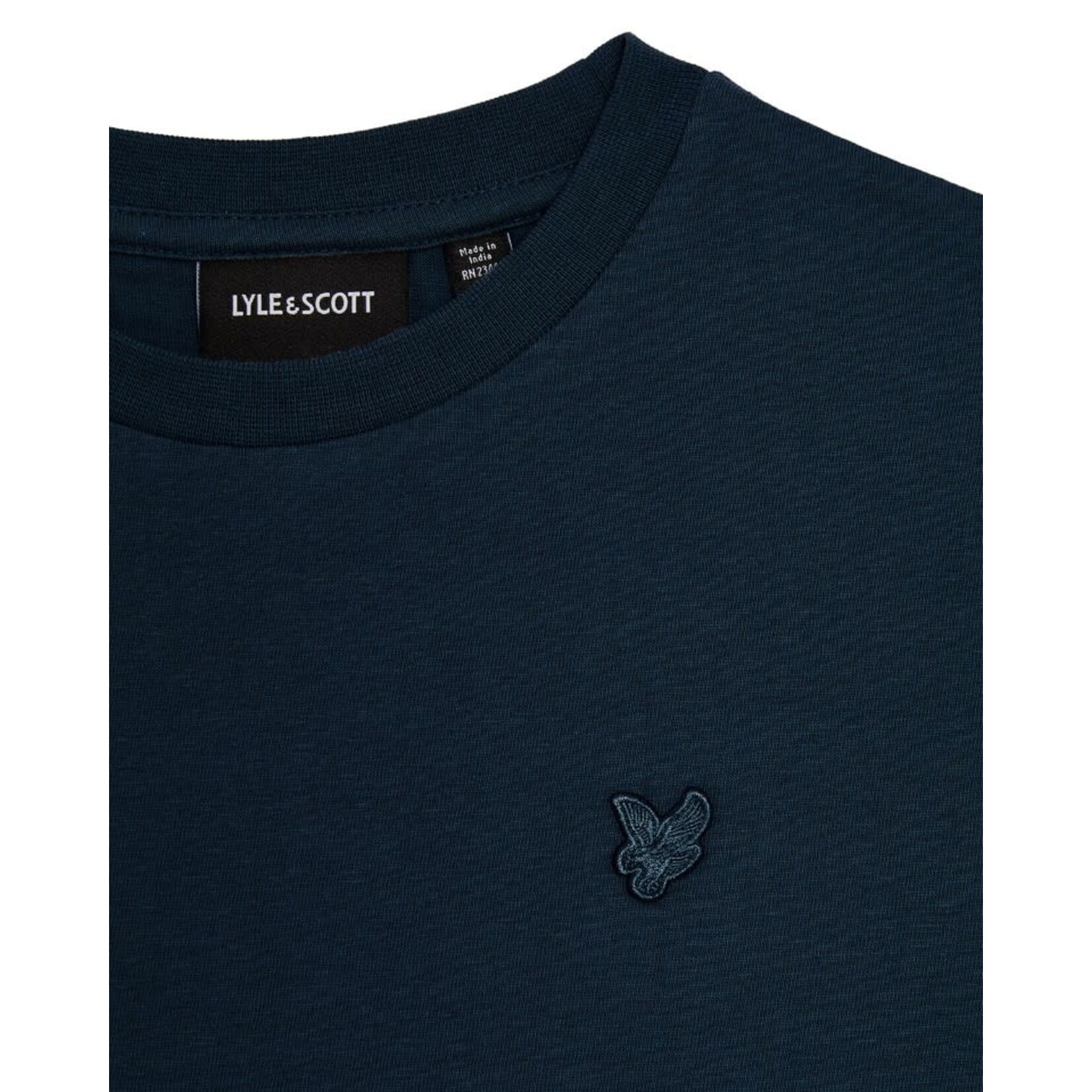 Lyle&Scott Lyle&Scott Linen Blend T-shirt Dark Navy - TSB2205V