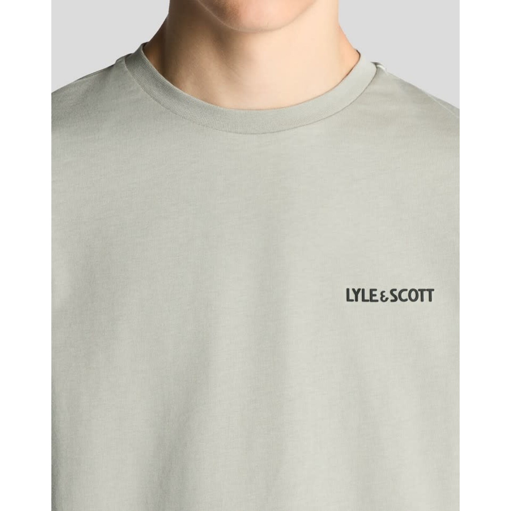 Lyle&Scott Lyle&Scott Logo Print T-shirt Cold Grey - TSB2408V