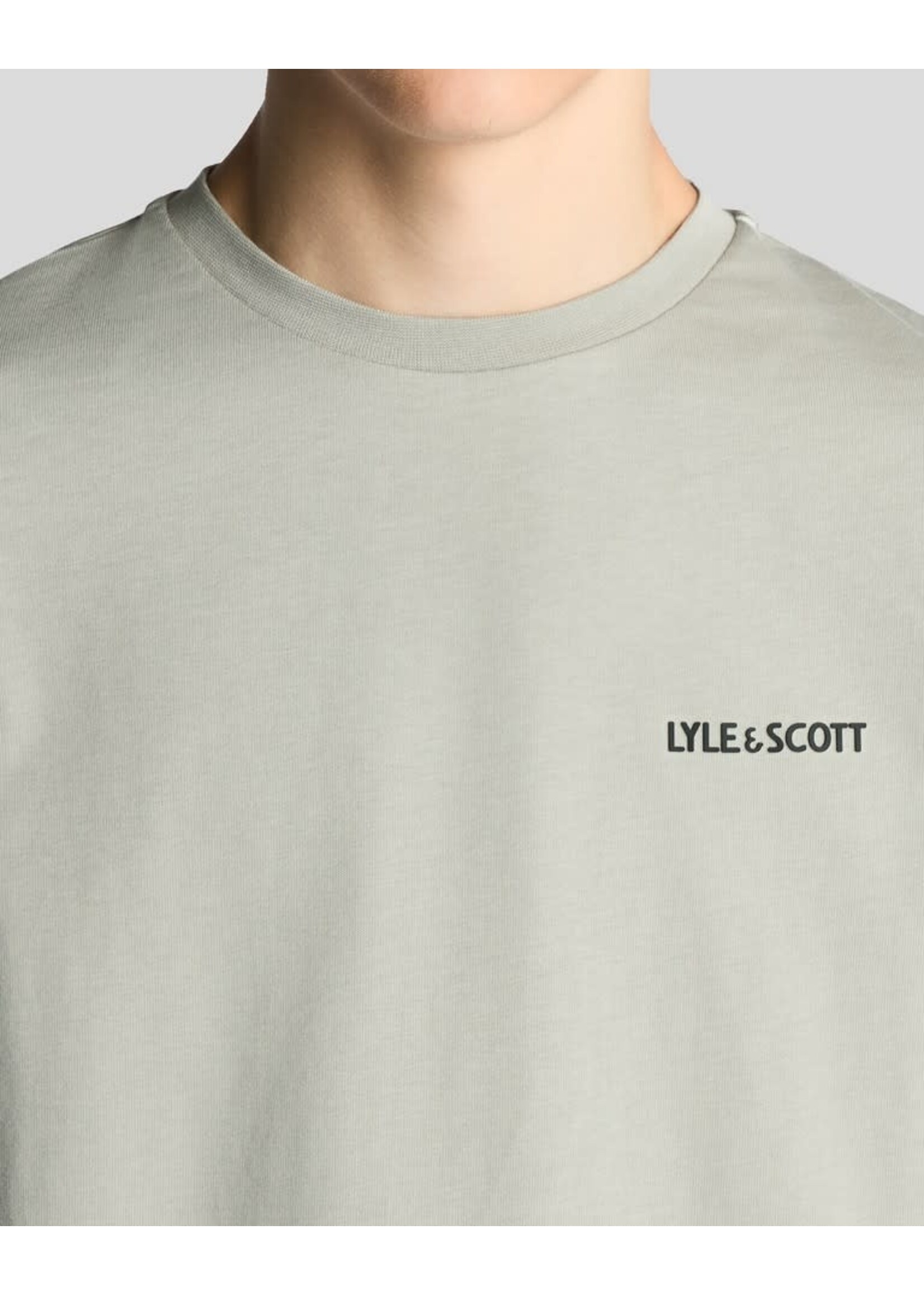 Lyle&Scott Lyle&Scott Logo Print T-shirt Cold Grey - TSB2408V