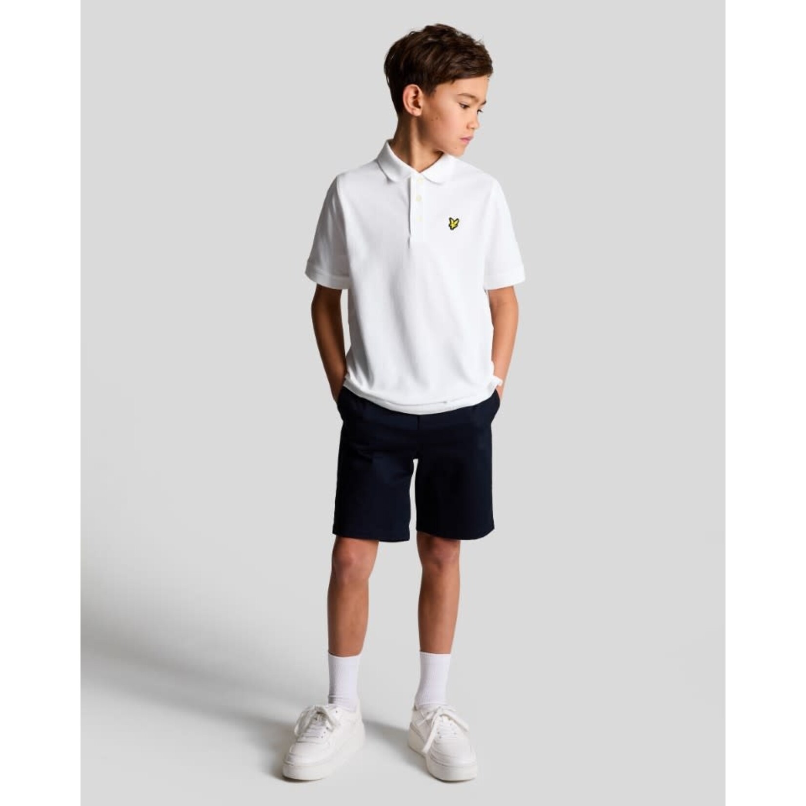 Lyle&Scott Lyle&Scott Plain Polo Shirt White - SPB2000V