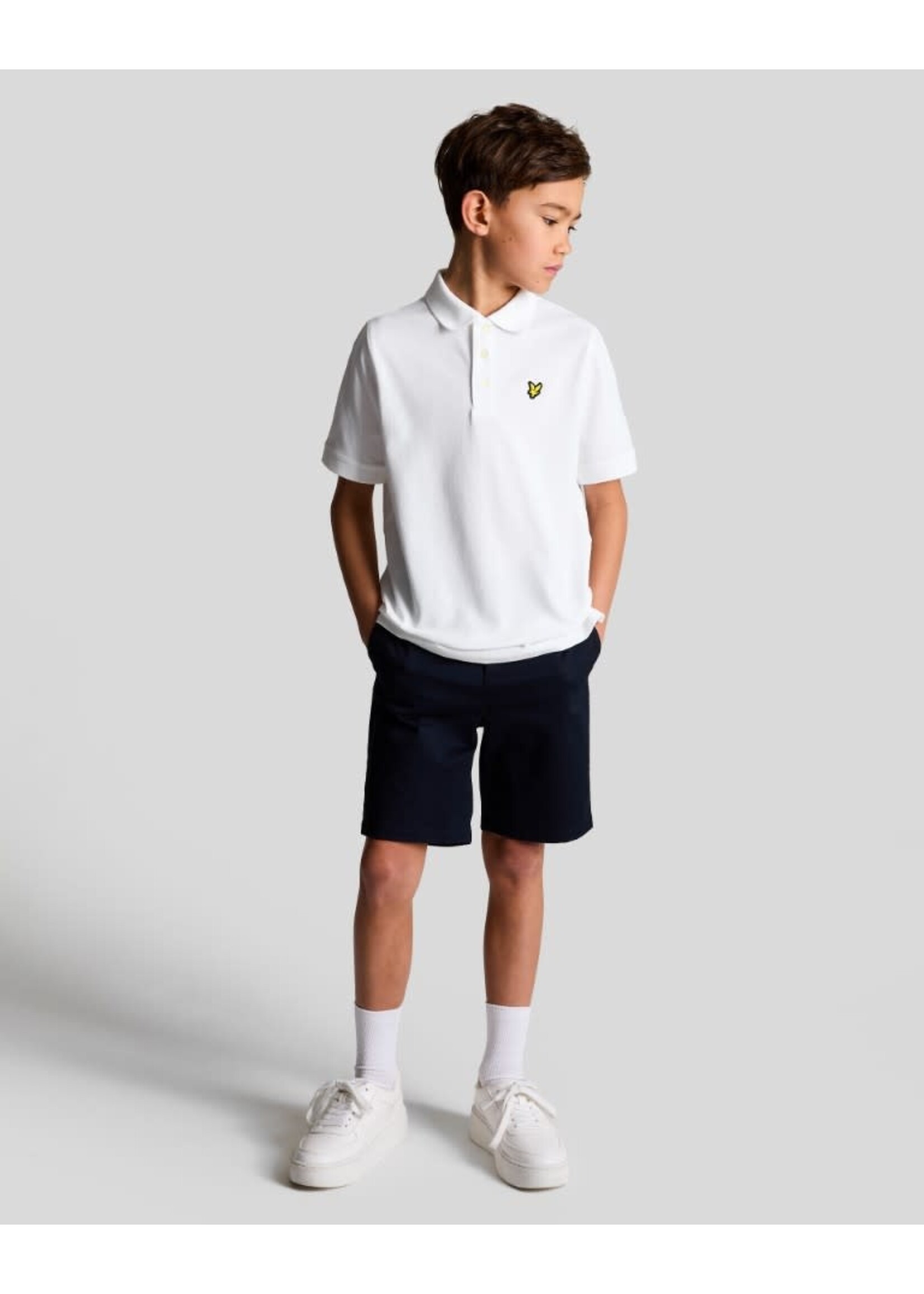 Lyle&Scott Lyle&Scott Plain Polo Shirt White - SPB2000V