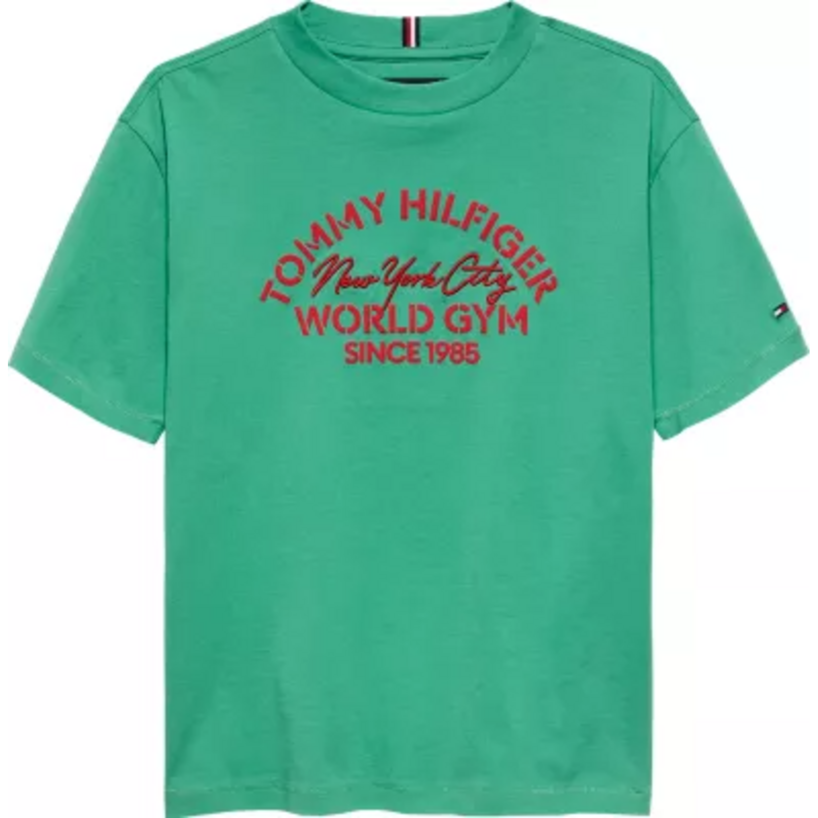 Tommy Hilfiger Tommy Hilfiger TOMMY HILFIGER NYC T-SHIRT KB0KB10265L5Y BAHAMA GREEN