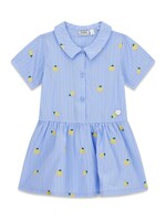 Guess Guess POPLIN SS DRESS LEMON PIE AND BLUE S - K6GK04_WEH20