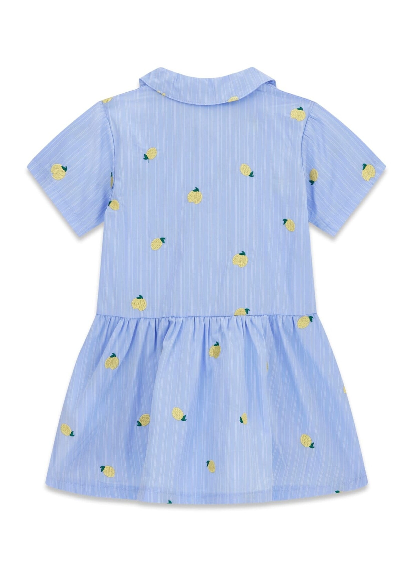 Guess Guess POPLIN SS DRESS LEMON PIE AND BLUE S - K6GK04_WEH20