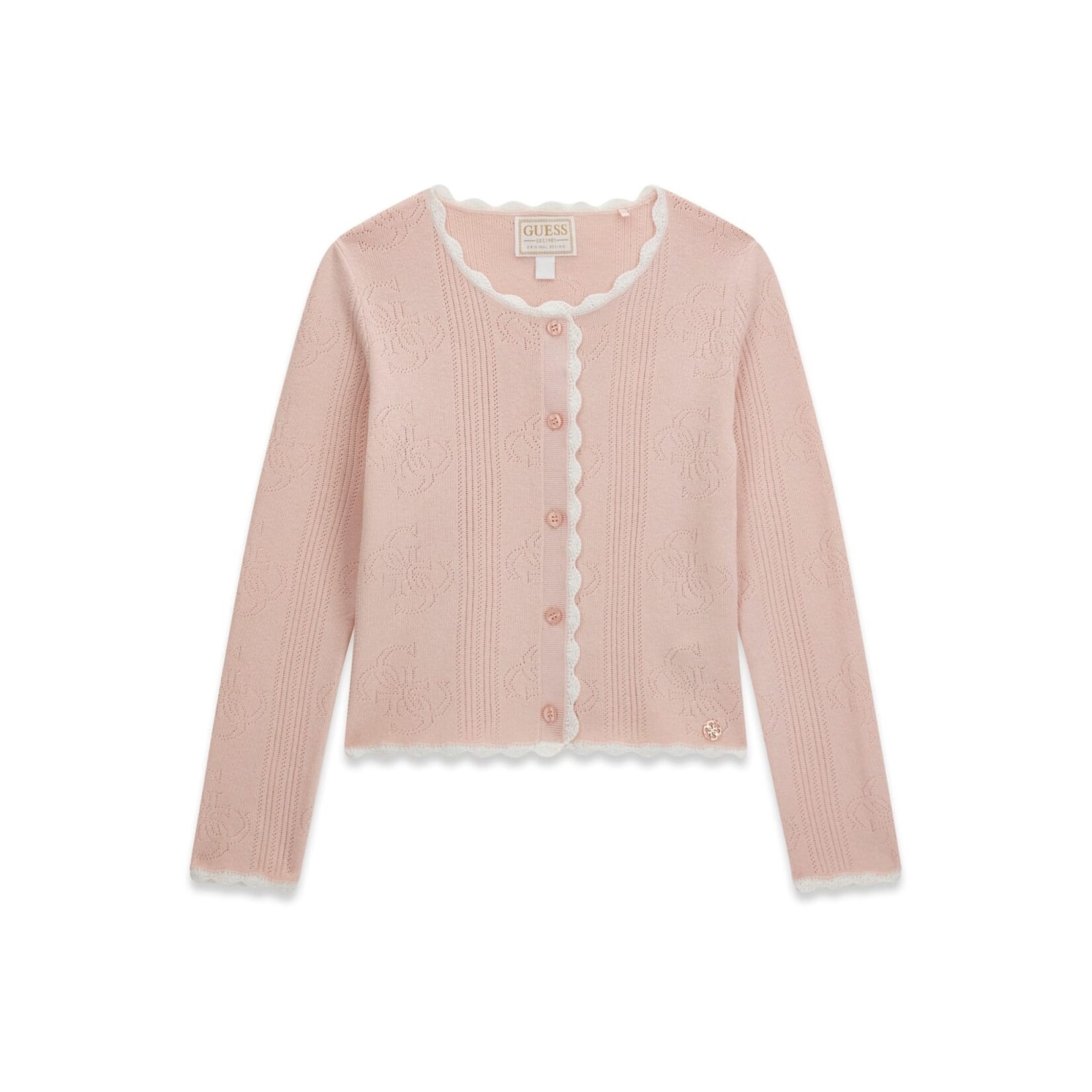 Guess Guess LS CARDIGAN DOLLY PINK - J6GR04_Z5501