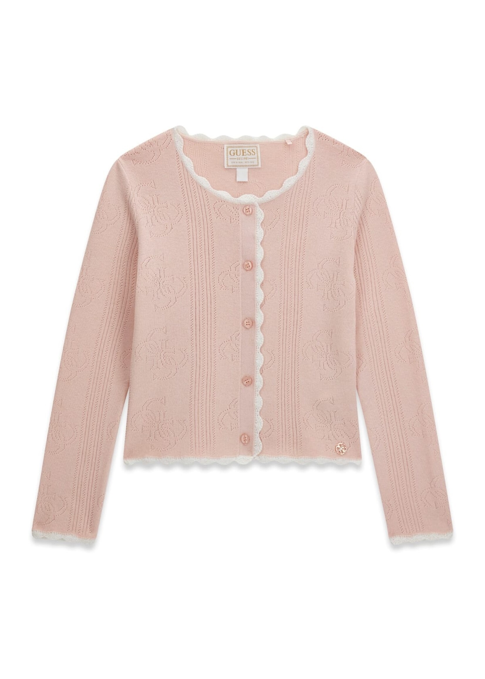 Guess Guess LS CARDIGAN DOLLY PINK - J6GR04_Z5501