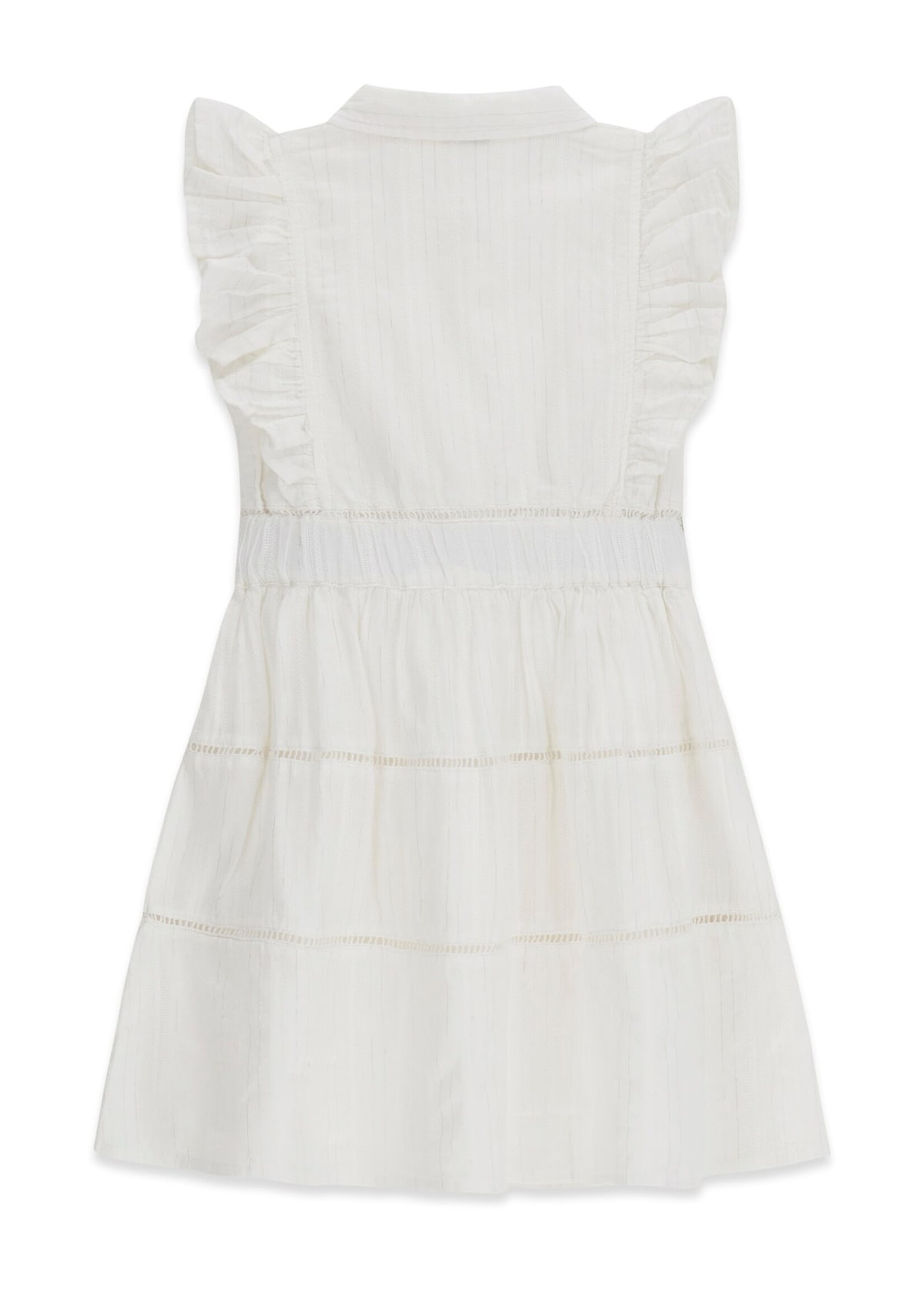 Guess Guess LUREX JACQUARD MUSLIN SS DRESS Pure White - J6GK17_WN210