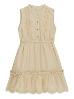 Guess Guess VISCOSE BLEND SL DRESS PEARL OYSTER - J6GK14_WN220