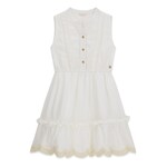 Guess Guess VISCOSE BLEND SL DRESS Pure White - J6GK14_WN220