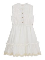 Guess Guess VISCOSE BLEND SL DRESS Pure White - J6GK14_WN220