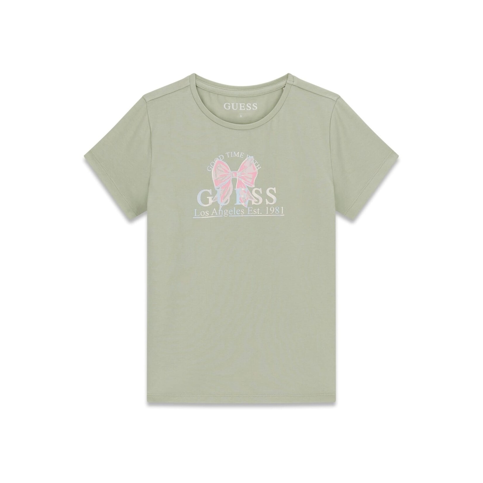 Guess Guess SS T-SHIRT LIGHT MATCHA - J6GI28_K6YW4