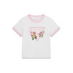 Guess Guess CROP SS T-SHIRT Pure White - J6GI23_K6YW4