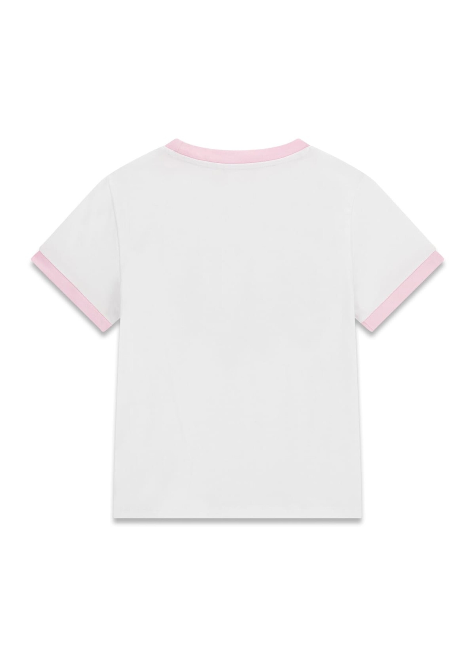 Guess Guess CROP SS T-SHIRT Pure White - J6GI23_K6YW4