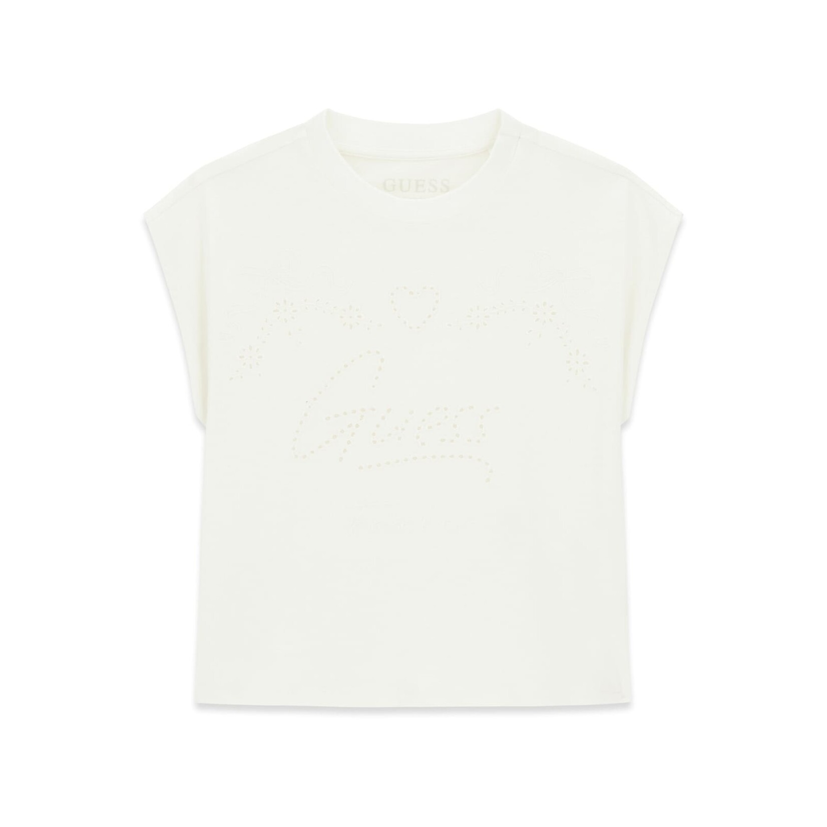 Guess Guess SL T-SHIRT CREAM WHITE - J6GI09_K8HM4