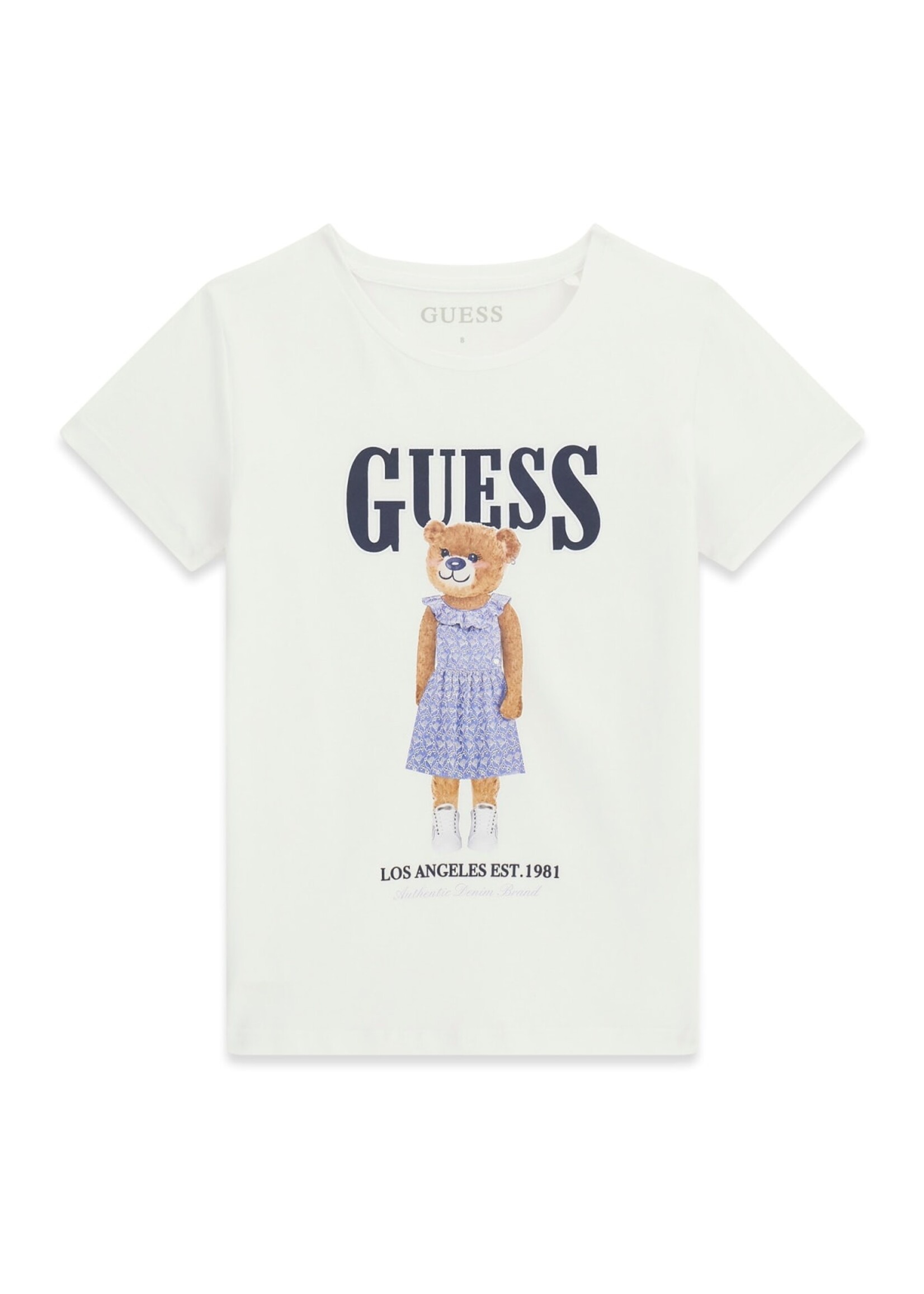 Guess Guess SS T-SHIRT Pure White - J6GI04_K6YW4