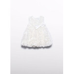 Abel & Lula Abel & Lula puffed dress Cream - 26 05004