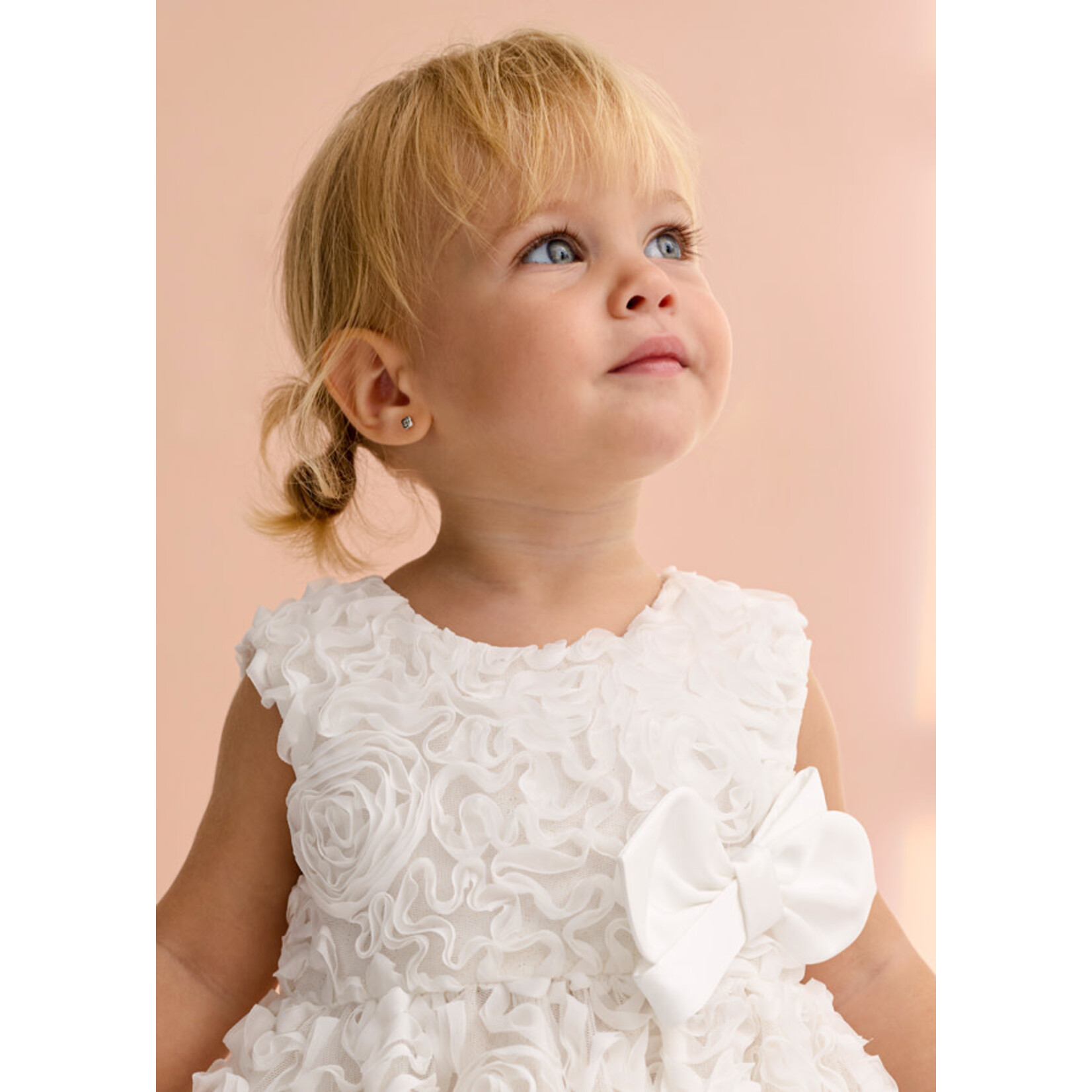 Abel & Lula Abel & Lula puffed dress Cream - 26 05004