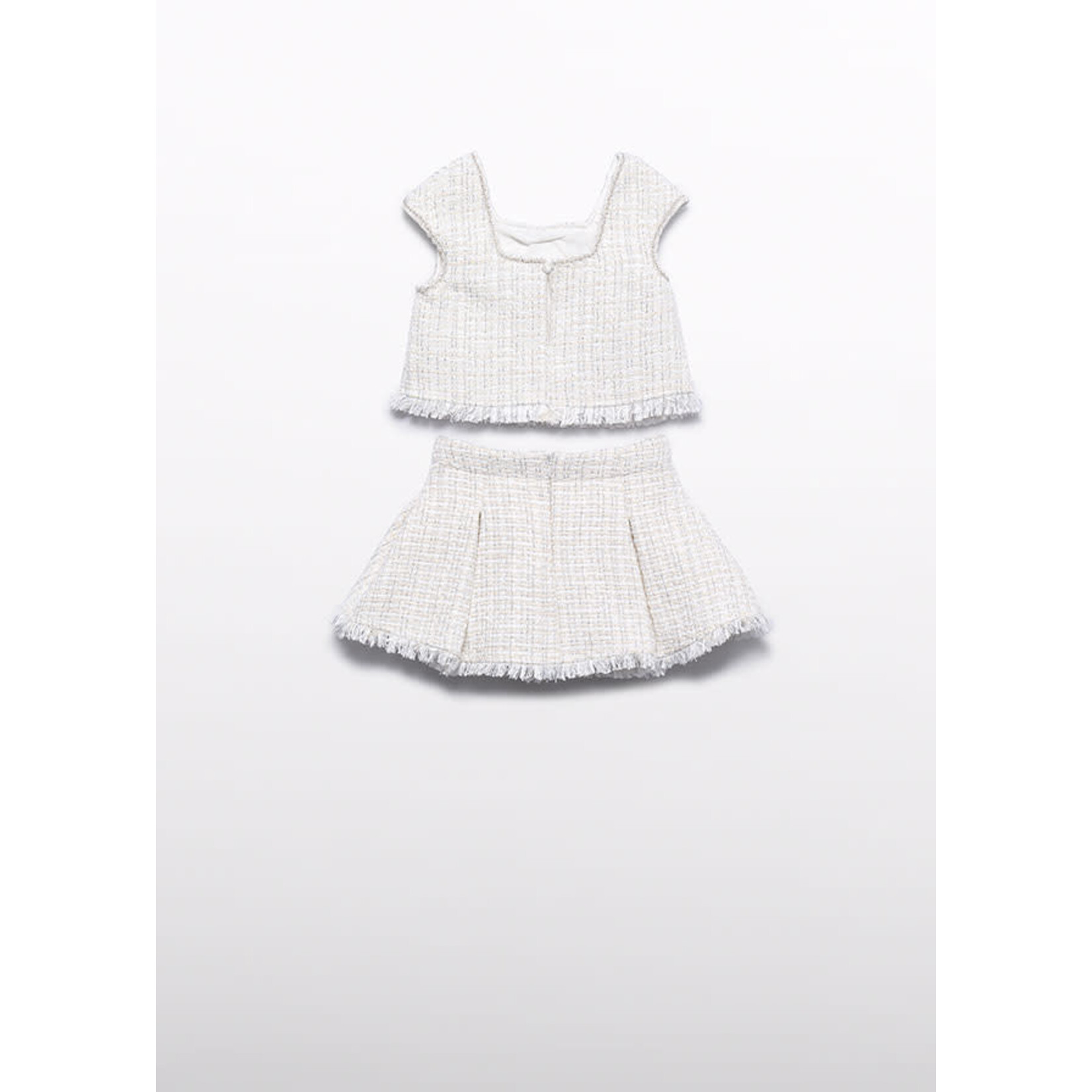 Abel & Lula Abel & Lula skirt set Cream - 26 05059