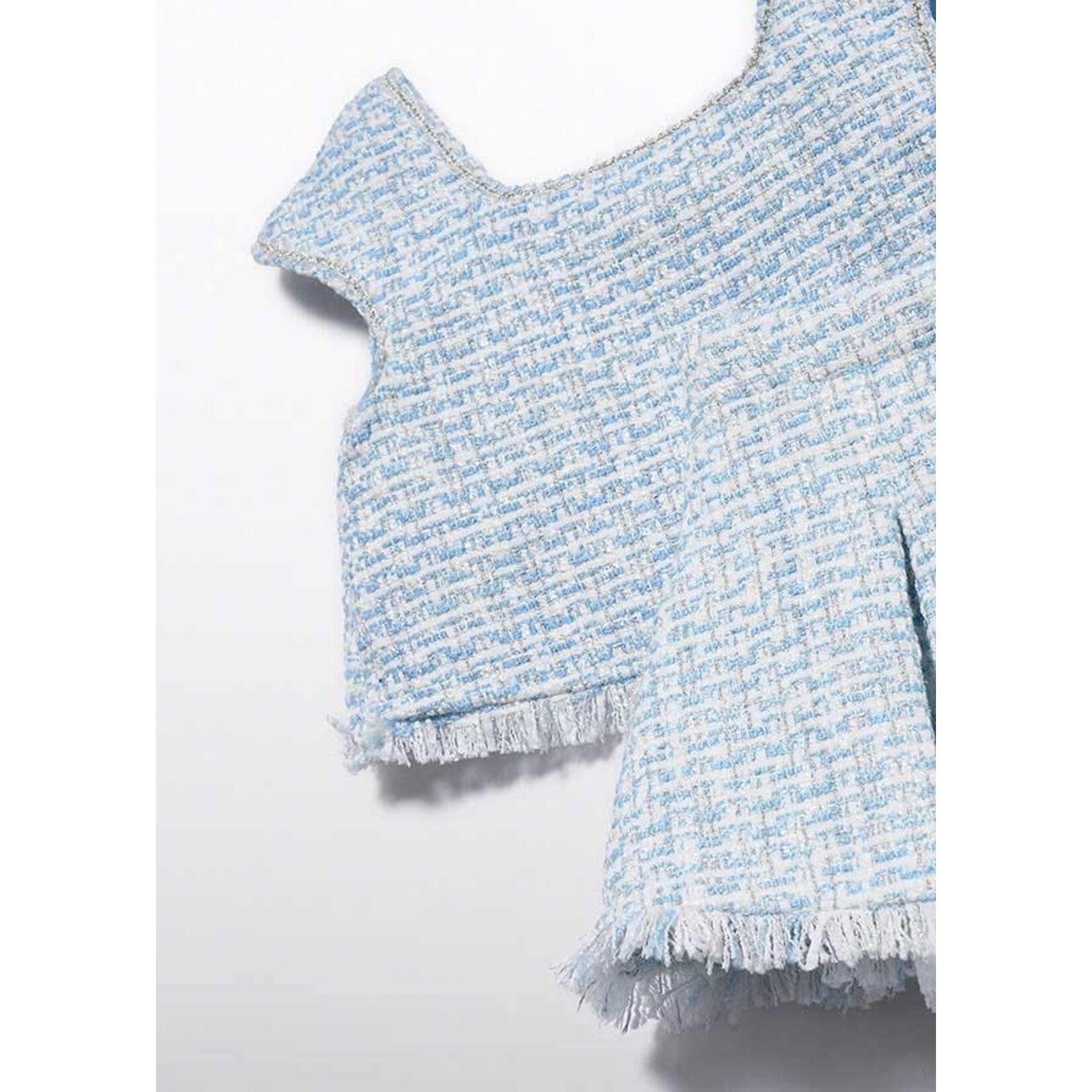 Abel & Lula Abel & Lula skirt set Sky blue - 26 05059