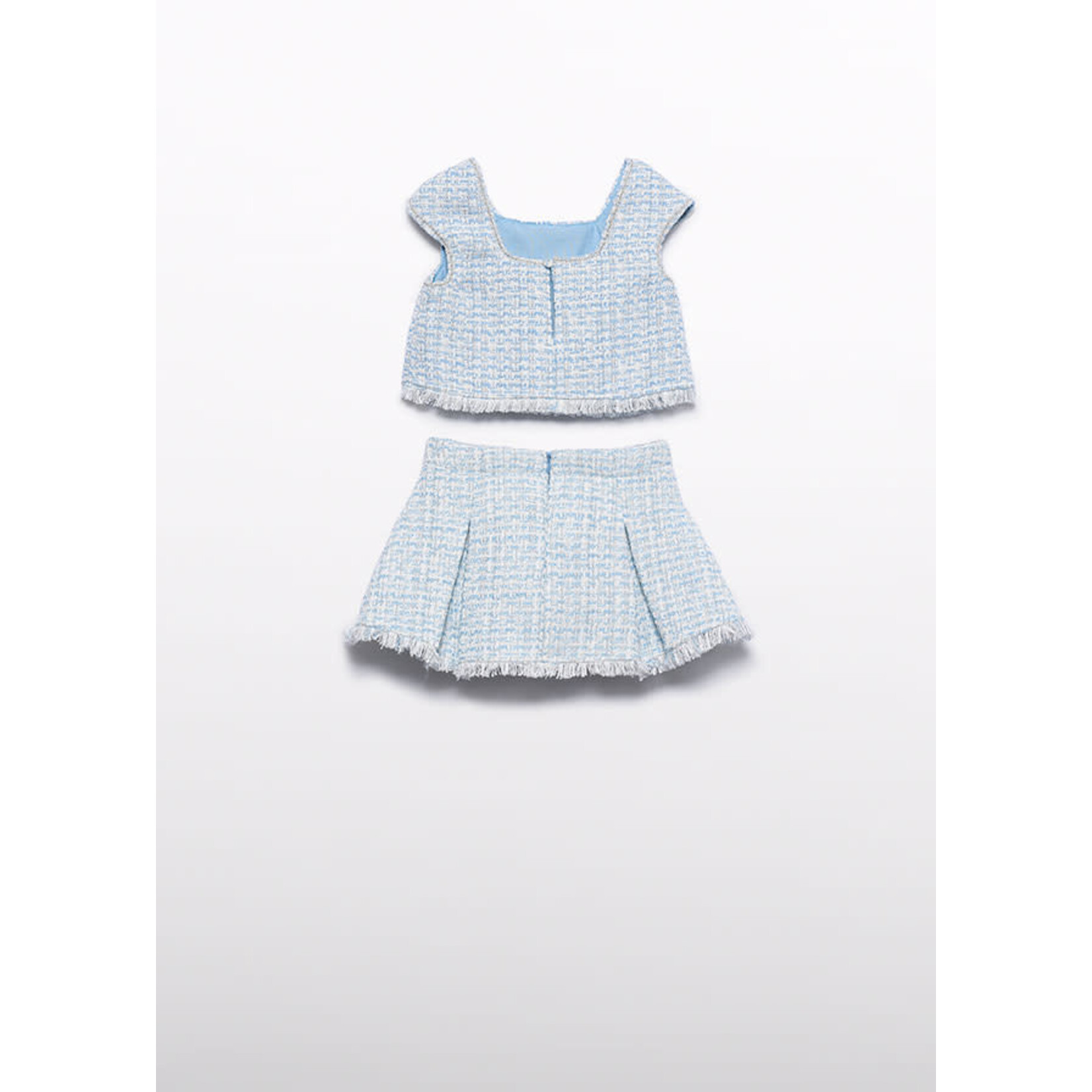Abel & Lula Abel & Lula skirt set Sky blue - 26 05059