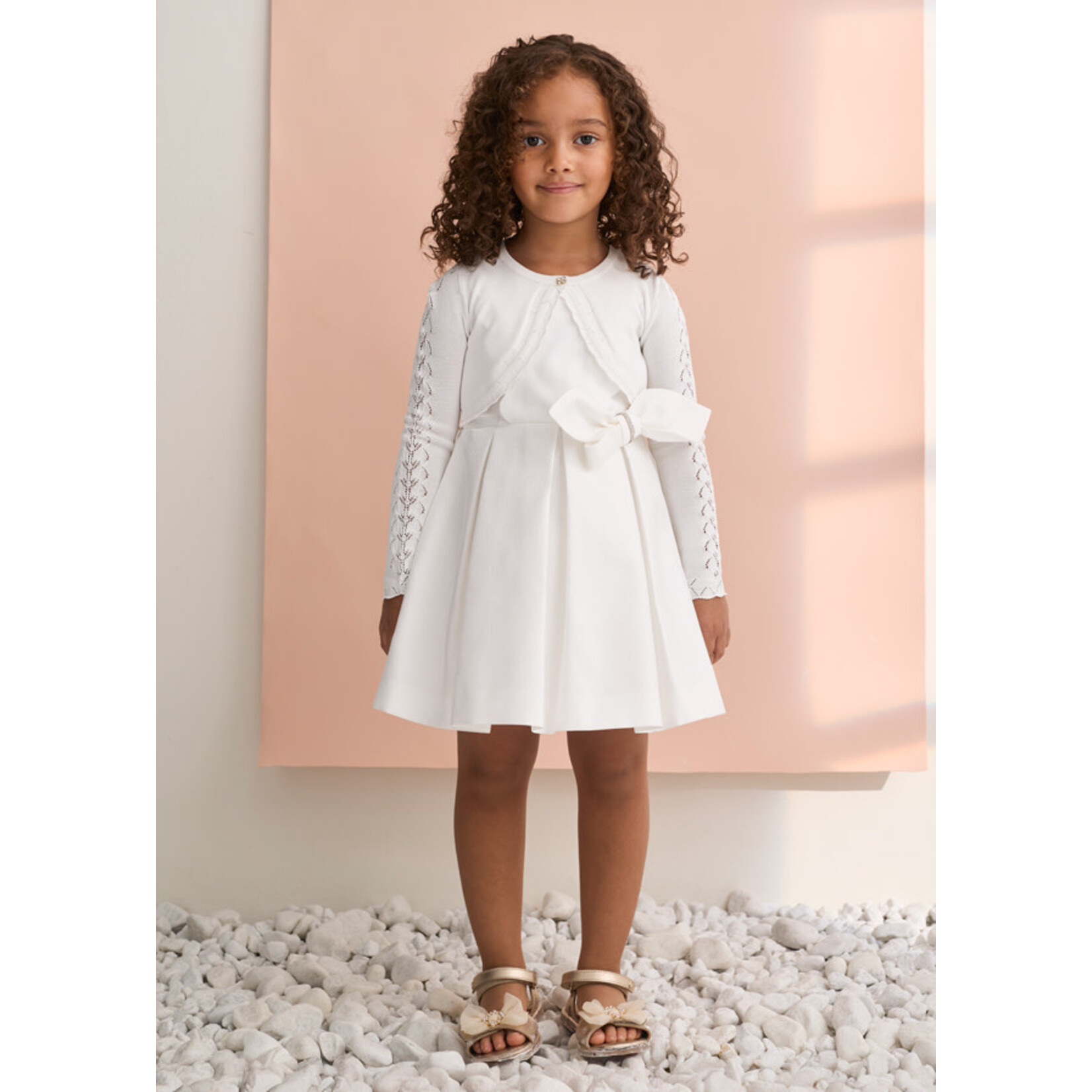 Abel & Lula Abel & Lula Knit bolero Cream - 26 05304