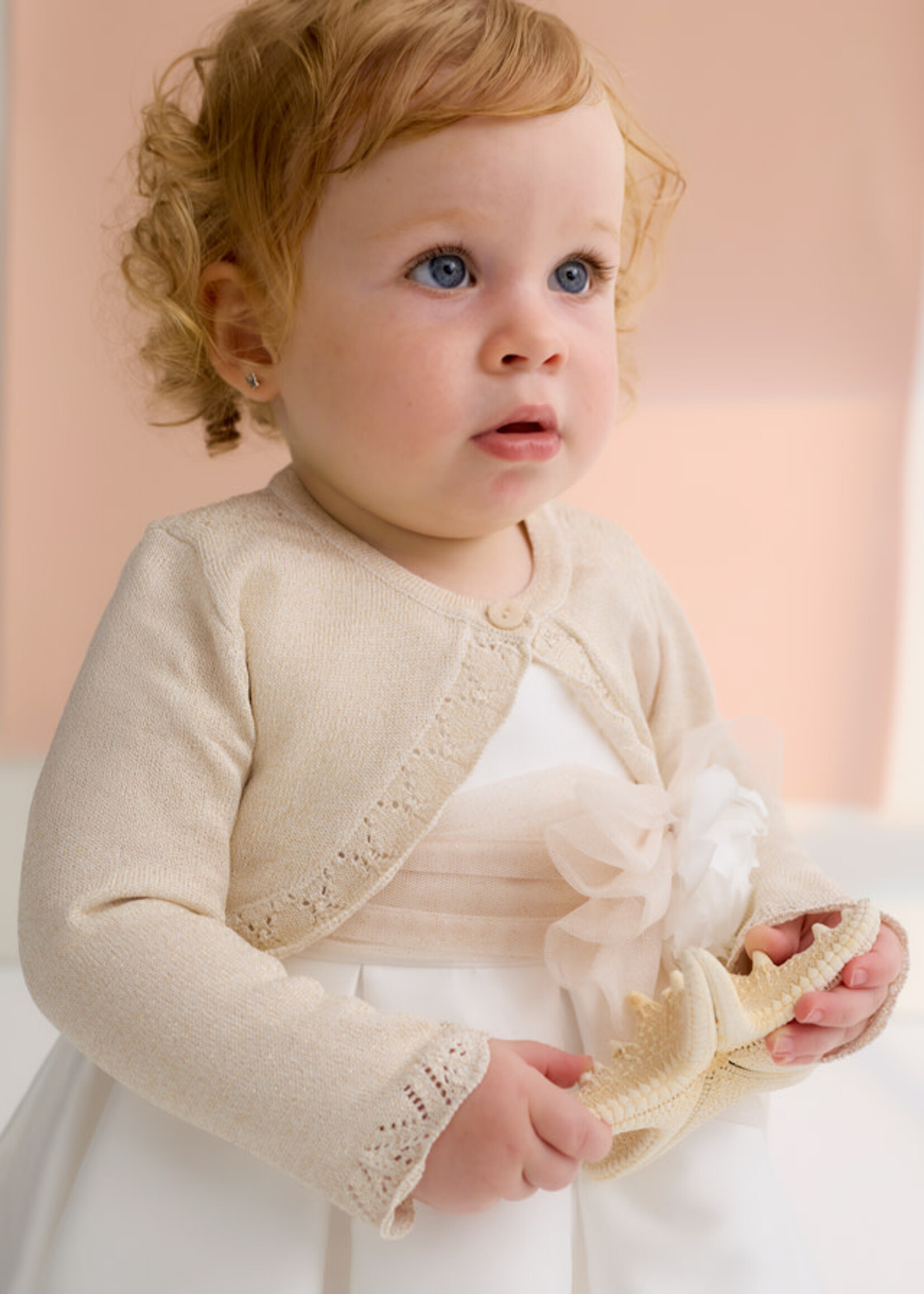 Abel & Lula Abel & Lula Knit bolero Champagne - 26 05301