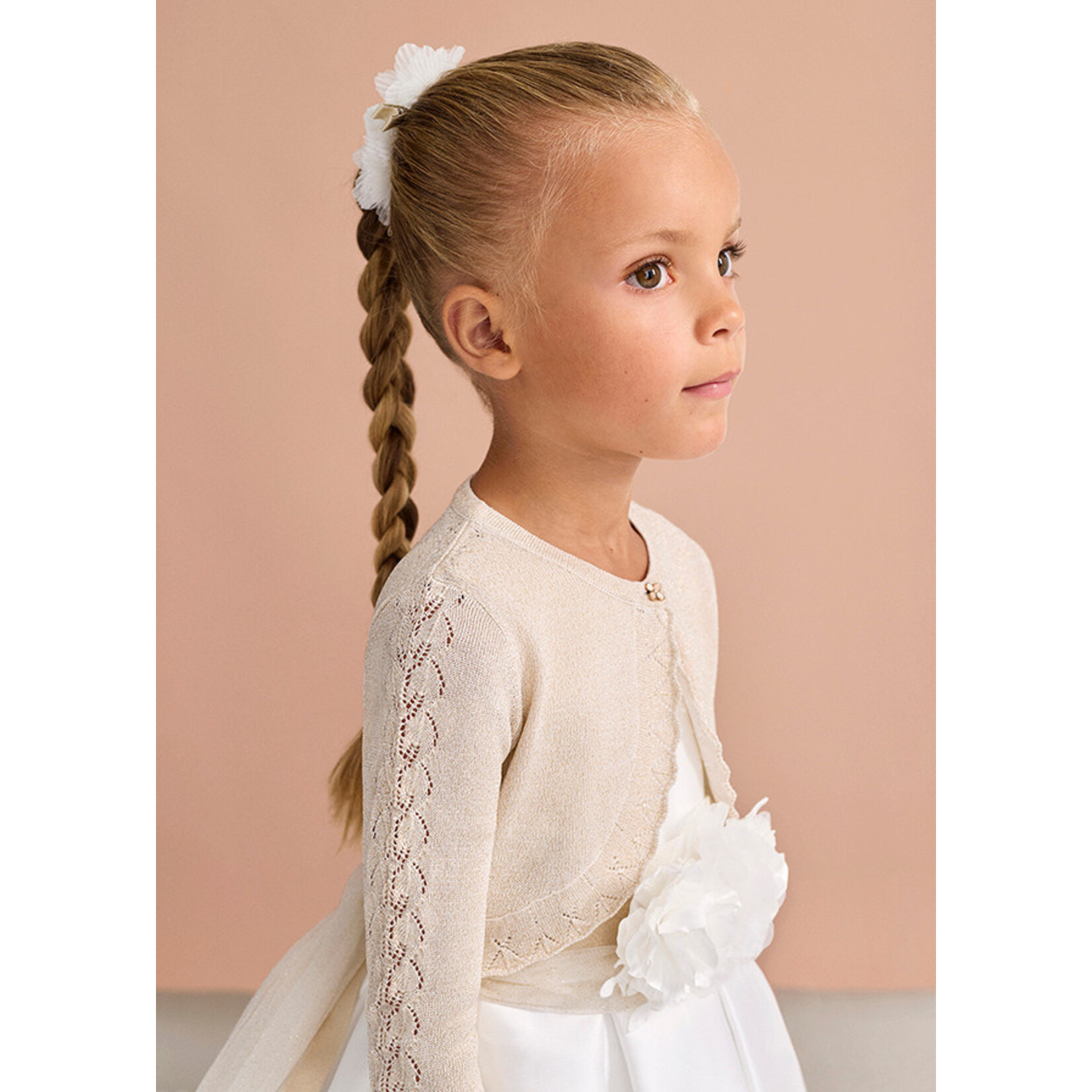 Abel & Lula Abel & Lula Knit bolero Champagne - 26 05304