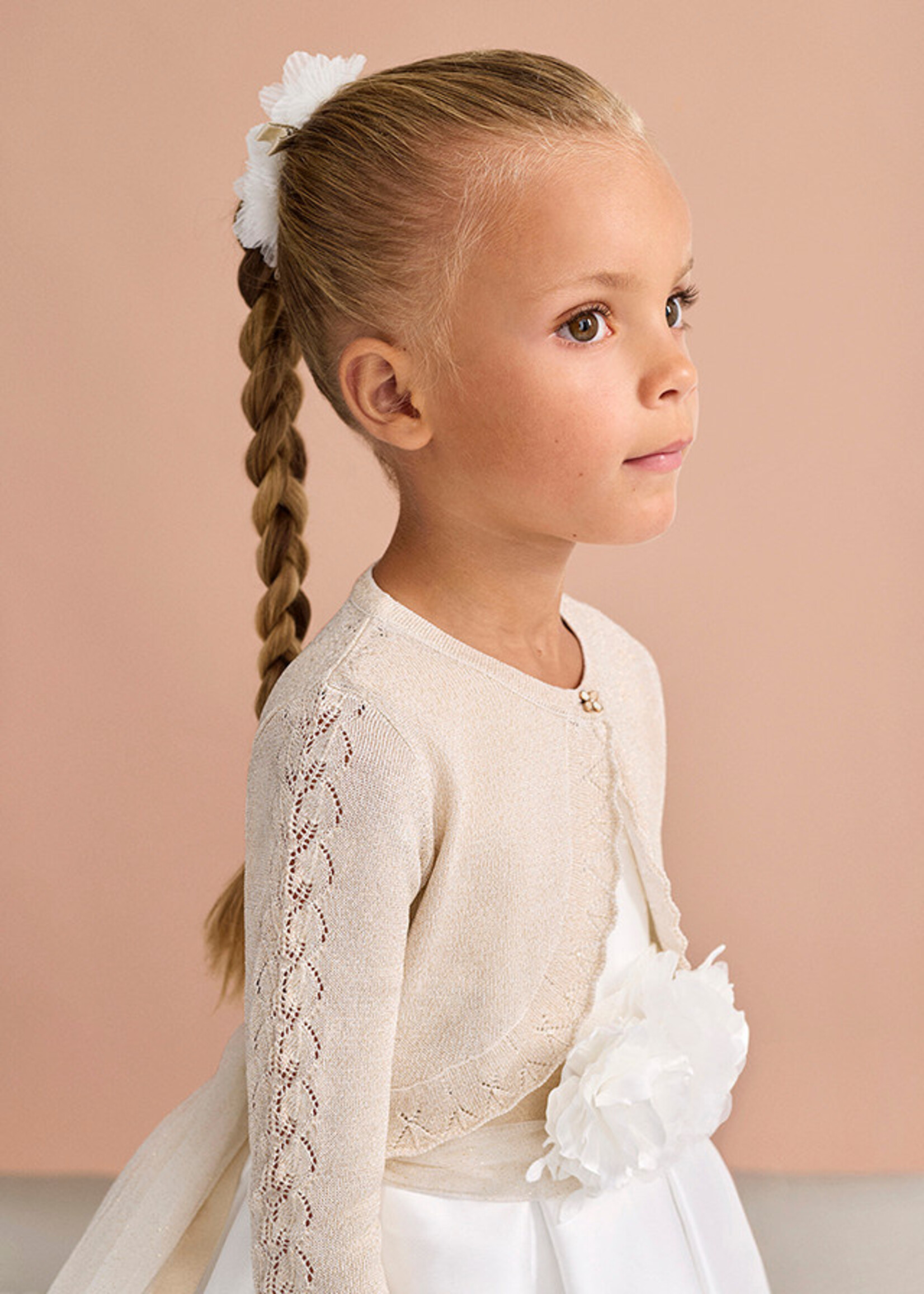 Abel & Lula Abel & Lula Knit bolero Champagne - 26 05304