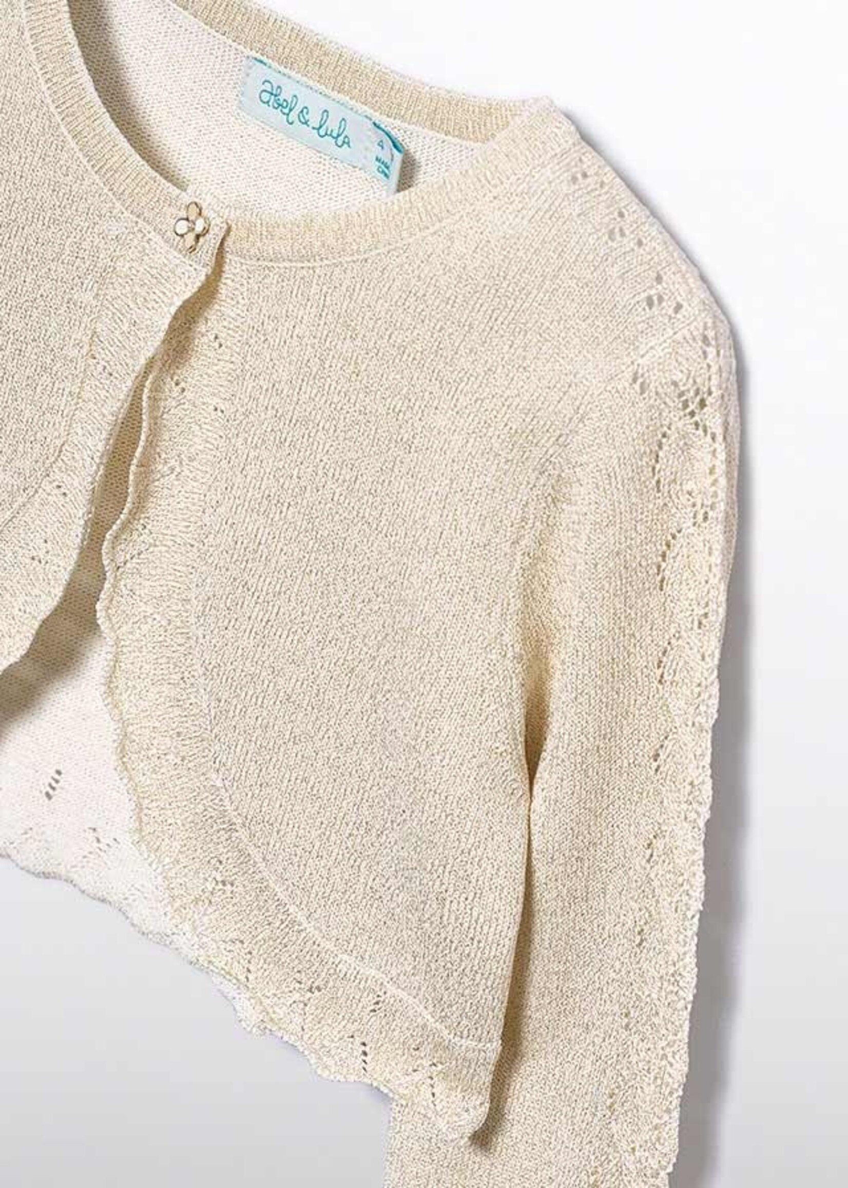 Abel & Lula Abel & Lula Knit bolero Champagne - 26 05304