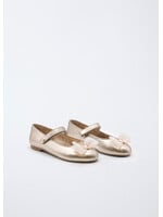 Abel & Lula Abel & Lula Mary janes w tulle bow Champagne - 26 05487B