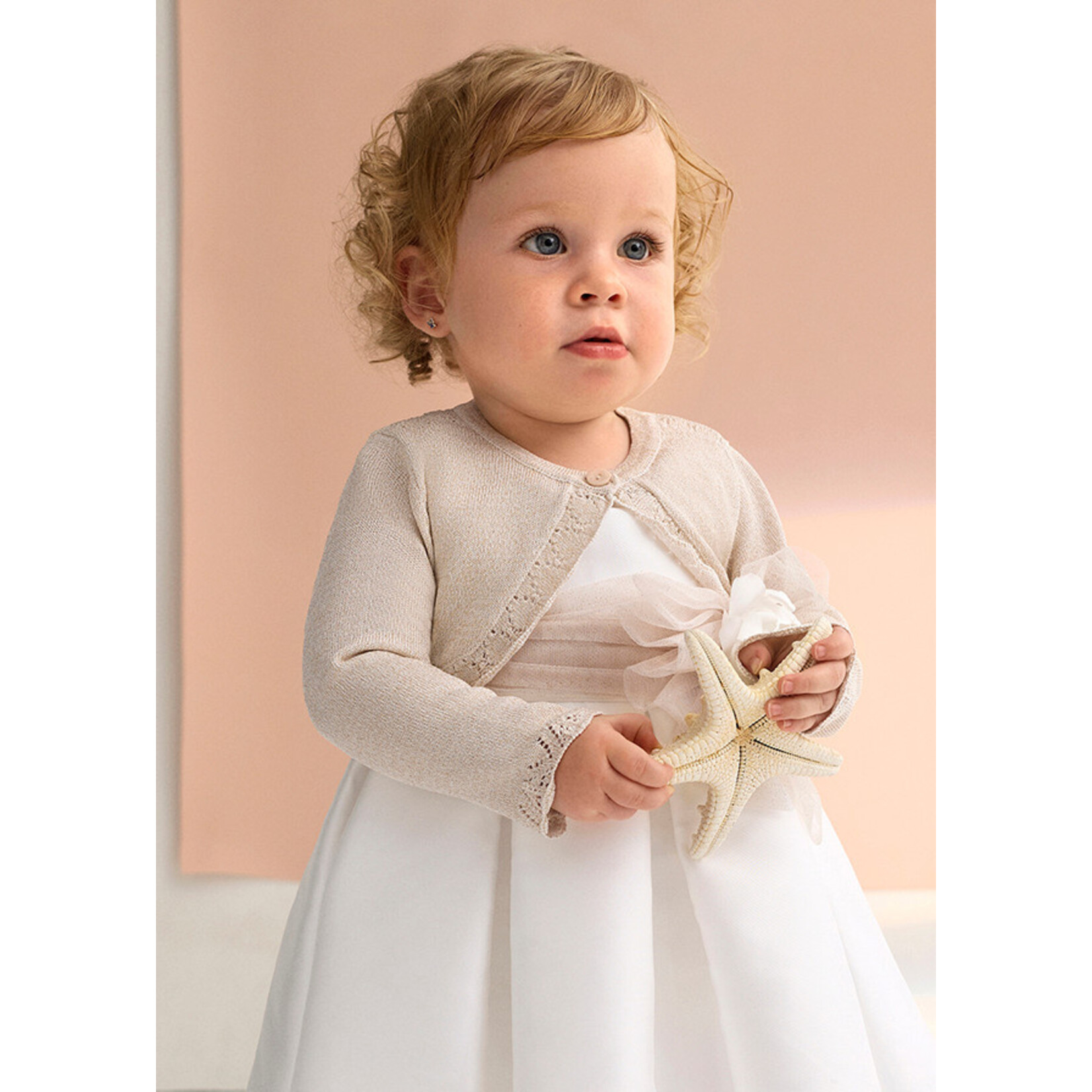 Abel & Lula Abel & Lula Knit bolero Champagne - 26 05301